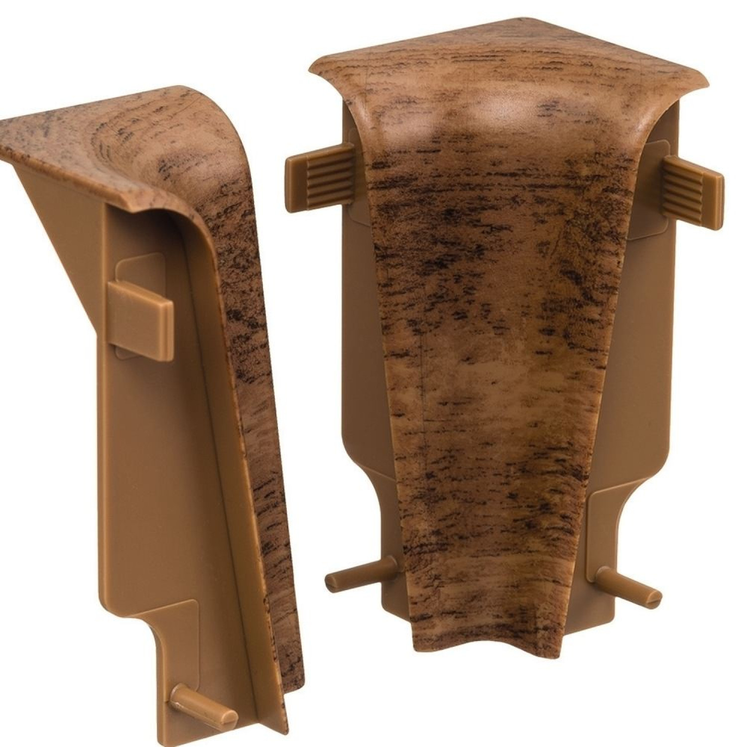 Ansicht von Nussbaum dunkel Innenecke für Sockelleiste 19x58 mm - Haro