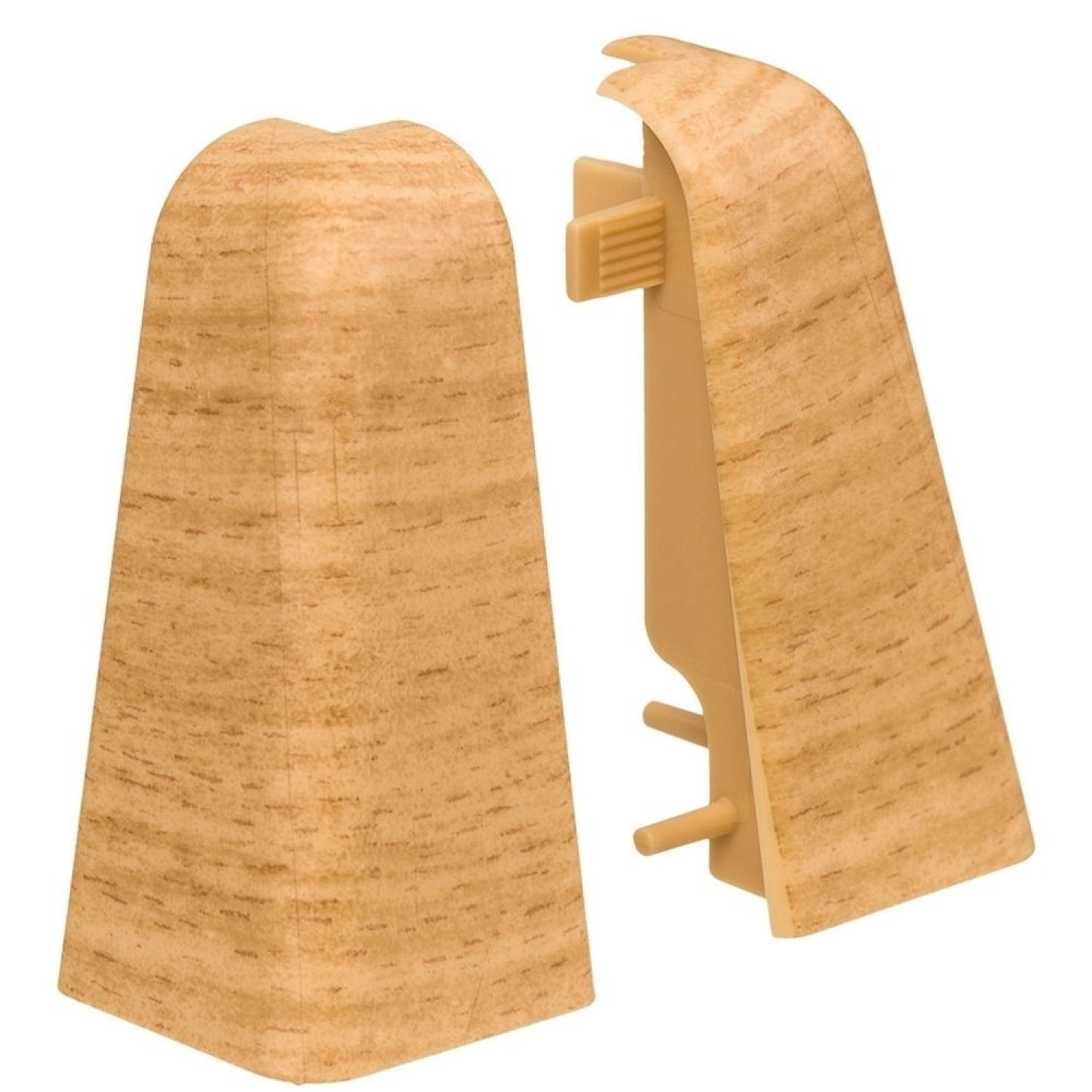 Ansicht von Buche Außenecke für Sockelleiste 19x58 mm - Haro
