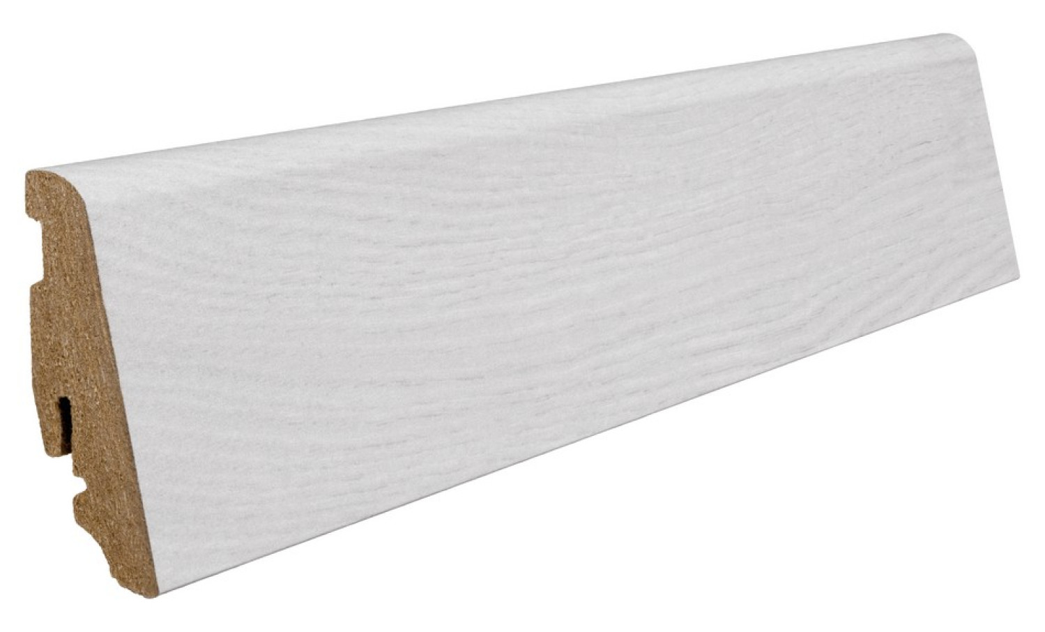 HARO Sockelleiste für Laminat Eiche Emilia weiß (19 x 58 x 2200 mm)