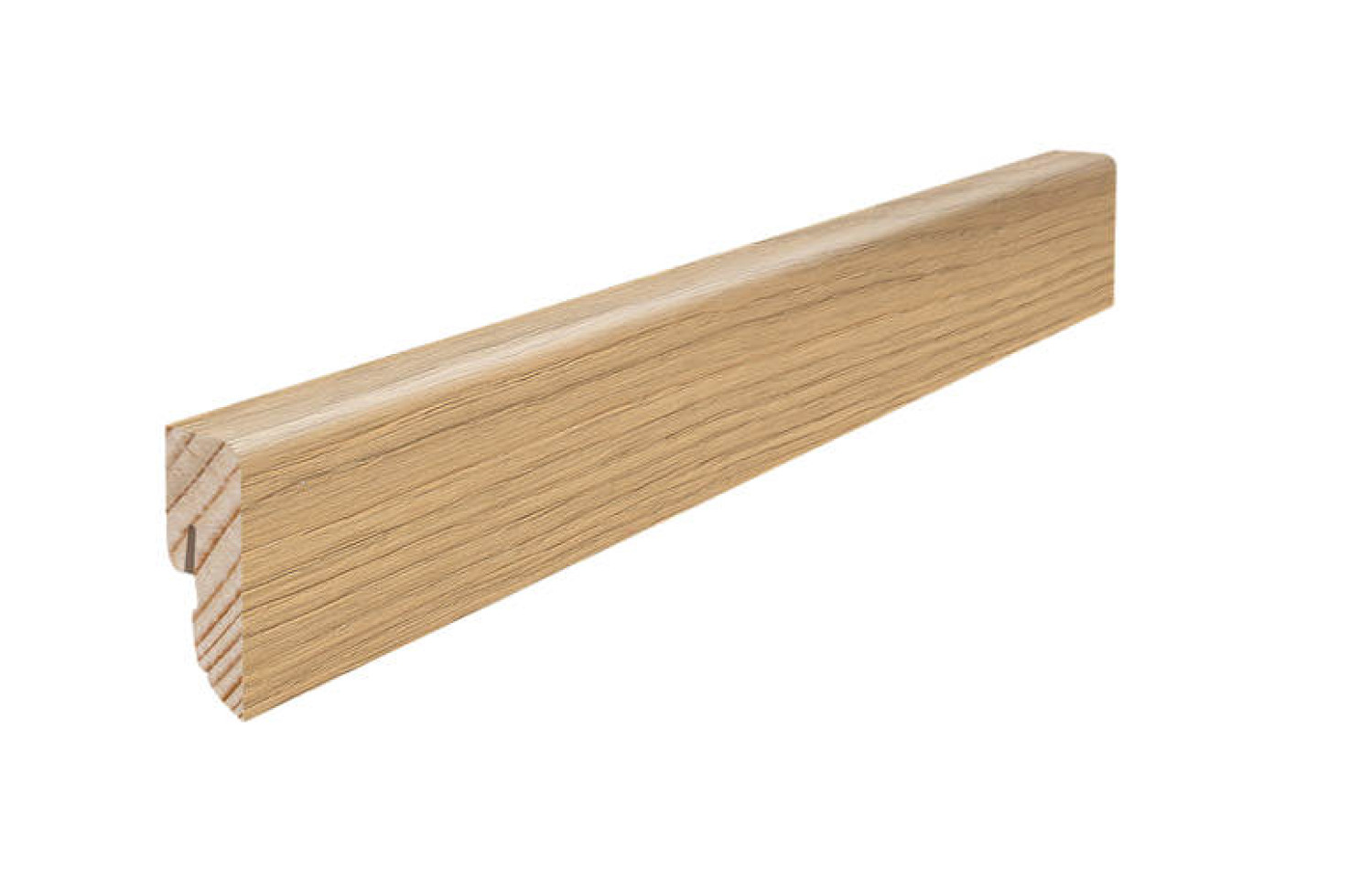 HARO Sockelleiste für Parkett Eiche invisible furniert geölt (16 x 40 x 2200 mm)