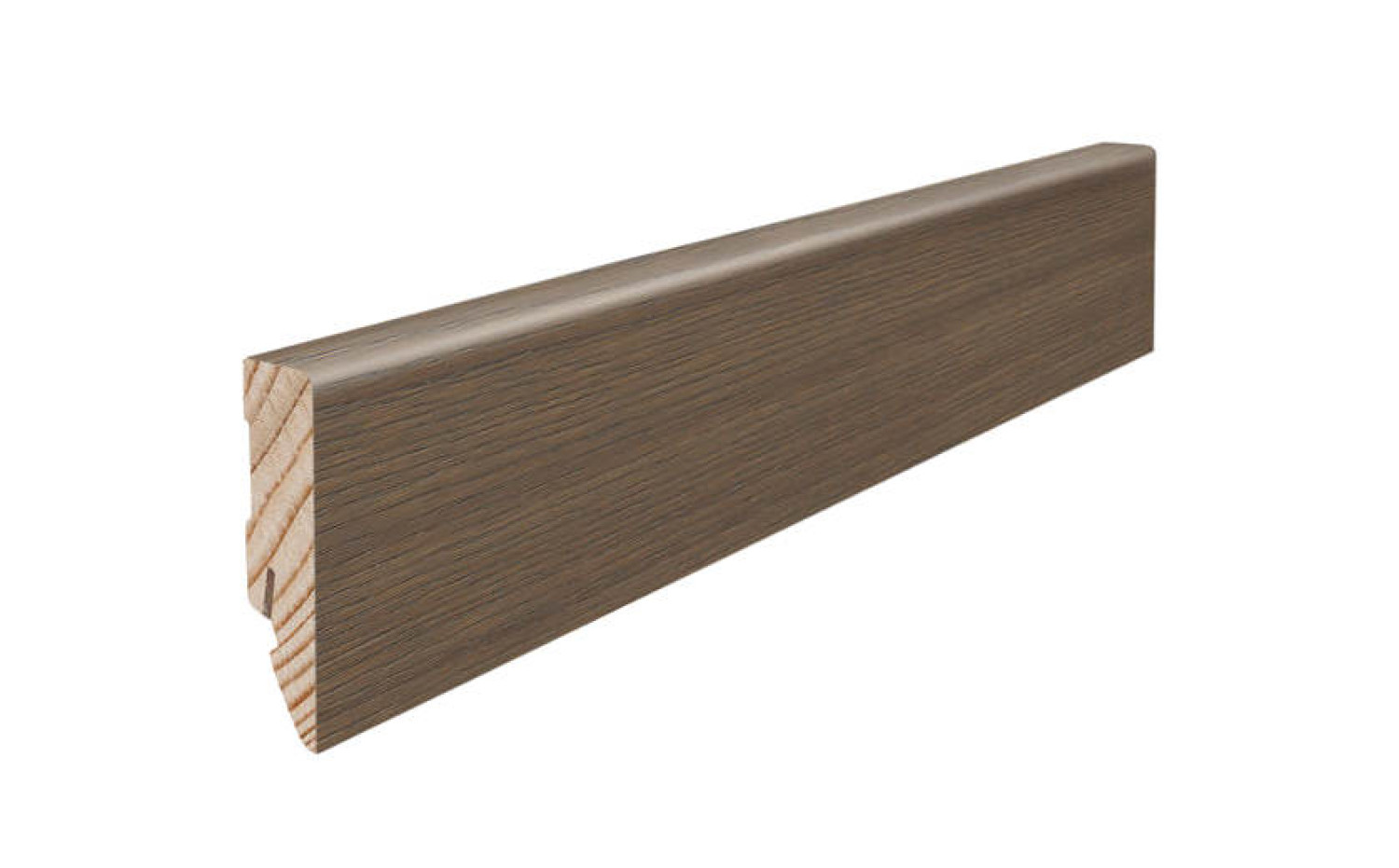 HARO Sockelleiste für Parkett Eiche muschelgrau furniert geölt (16 x 58 x 2200 mm)