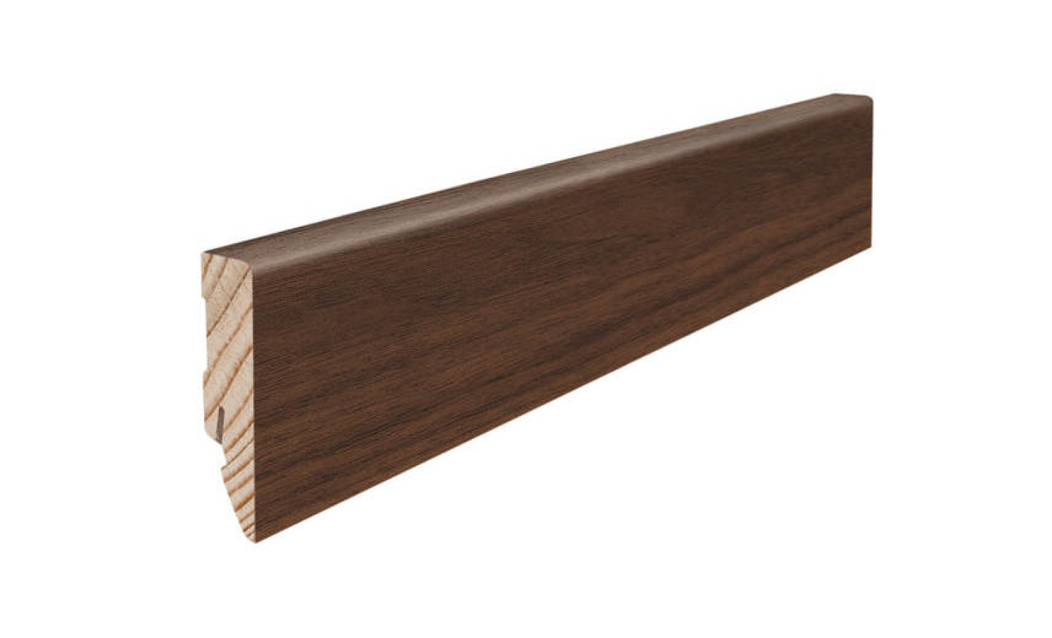 HARO Sockelleiste für Parkett Nussbaum amerikanisch furniert geölt (16 x 58 x 2200 mm)