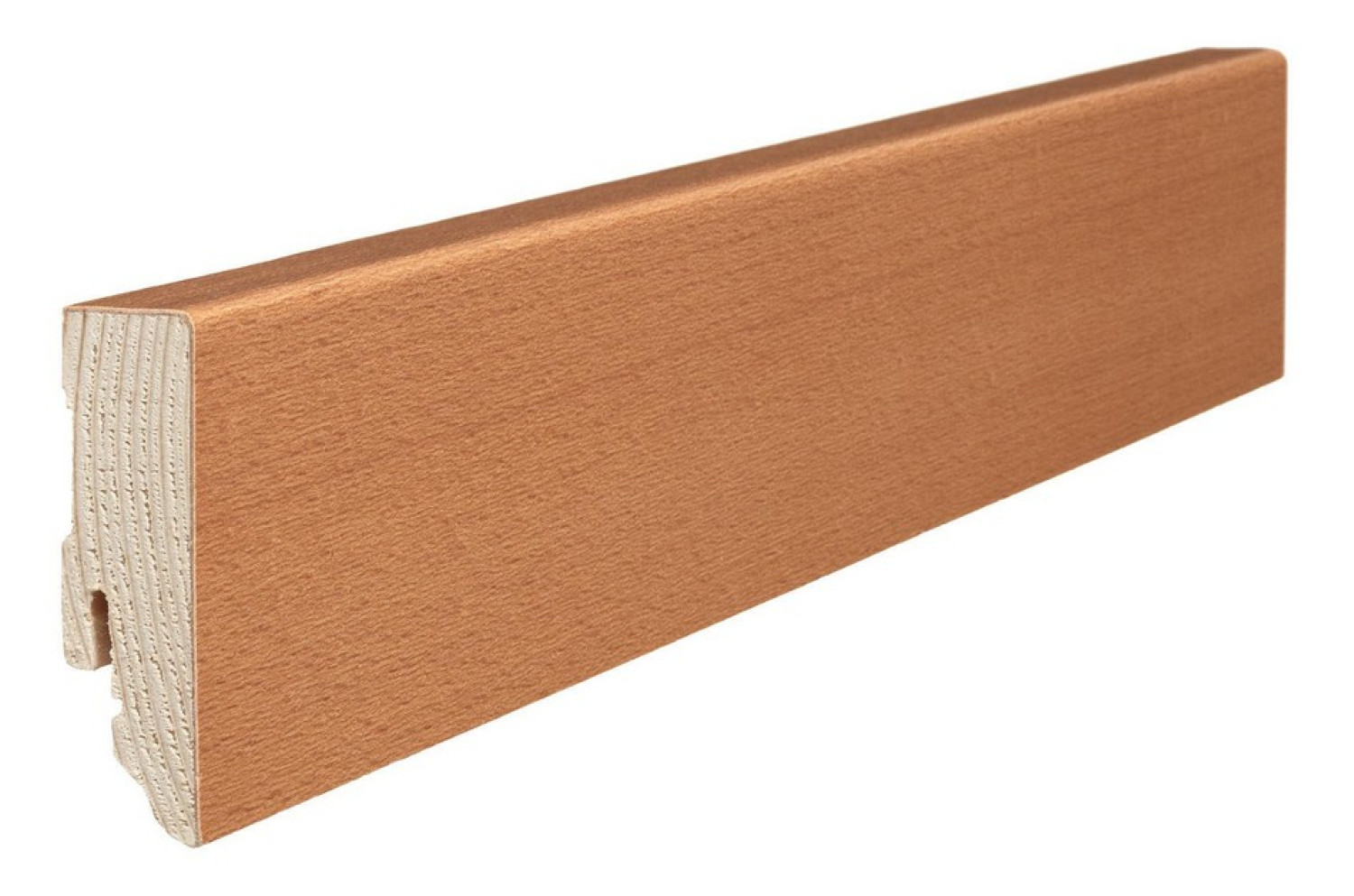 HARO Sockelleiste für Parkett Buche gedämpft furniert matt versiegelt (16 x 58 x 2200 mm)