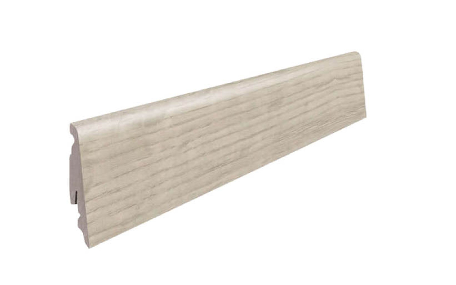 HARO Sockelleiste für Laminat Eiche Sicilia weiß (19 x 58 x 2200 mm)