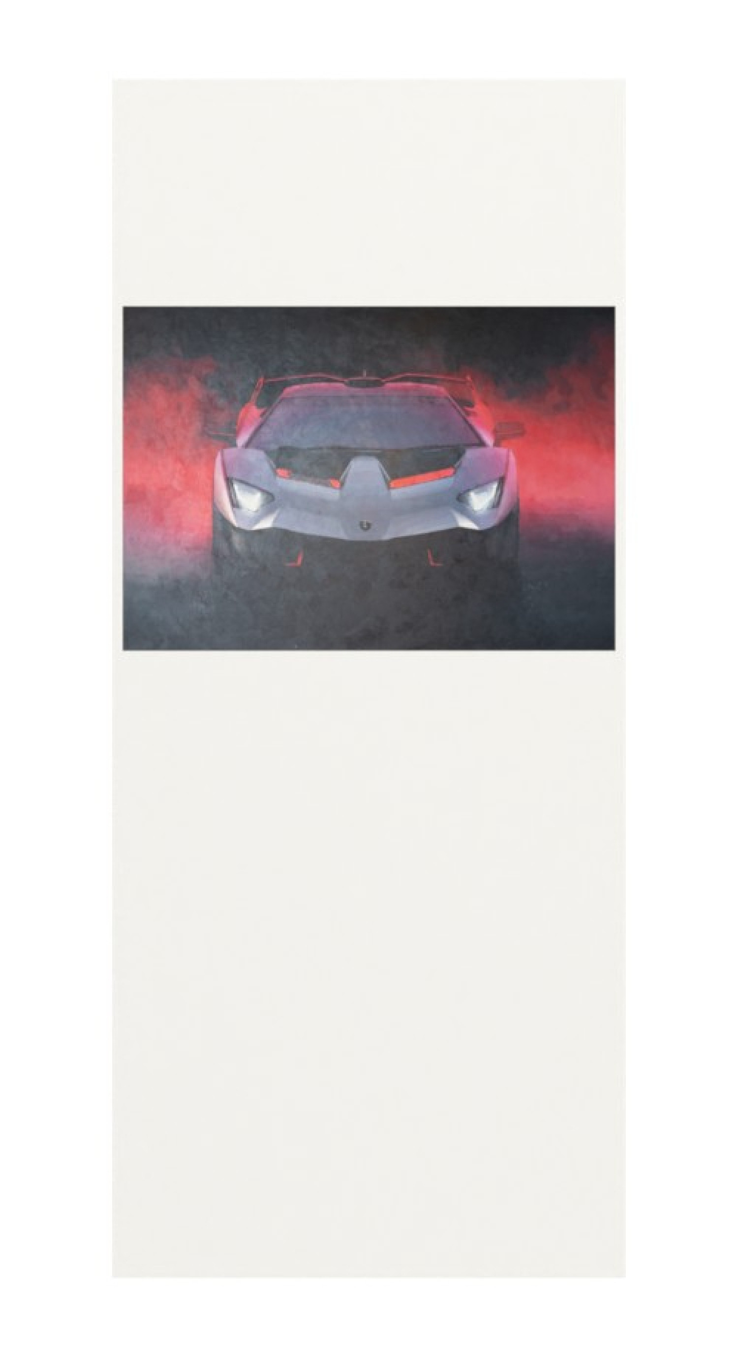 Original roter Lamborghini - Fischer-Art 1