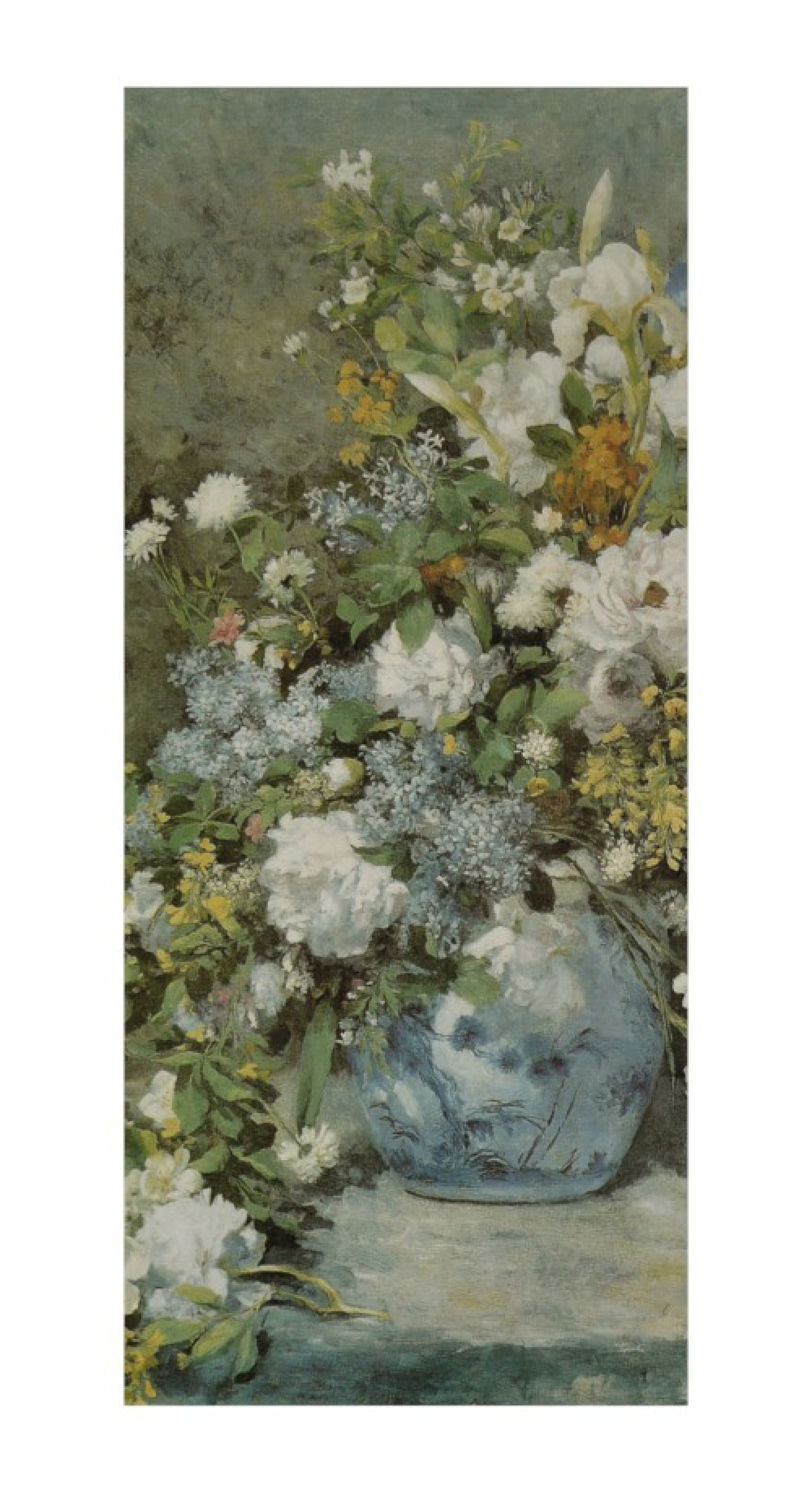Pierre-Auguste Renoir Reproduktion Frühlingsblumenstrauß