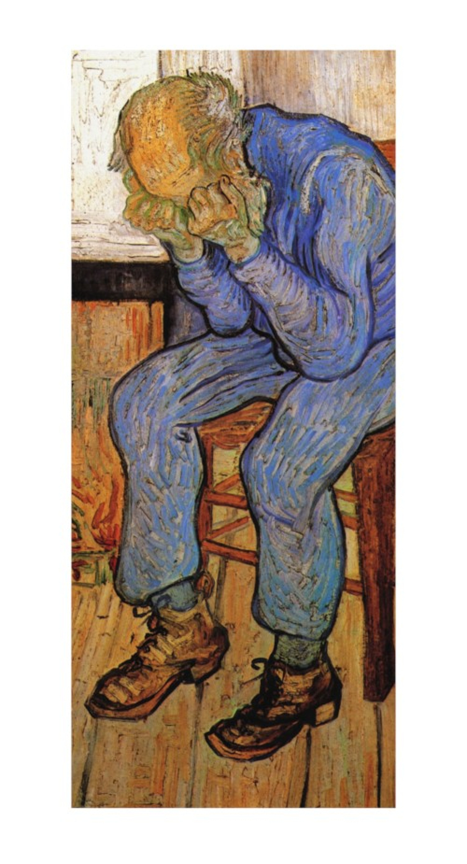Vincent van Gogh Reproduktion auf eigener Innentür An der Schwelle zur