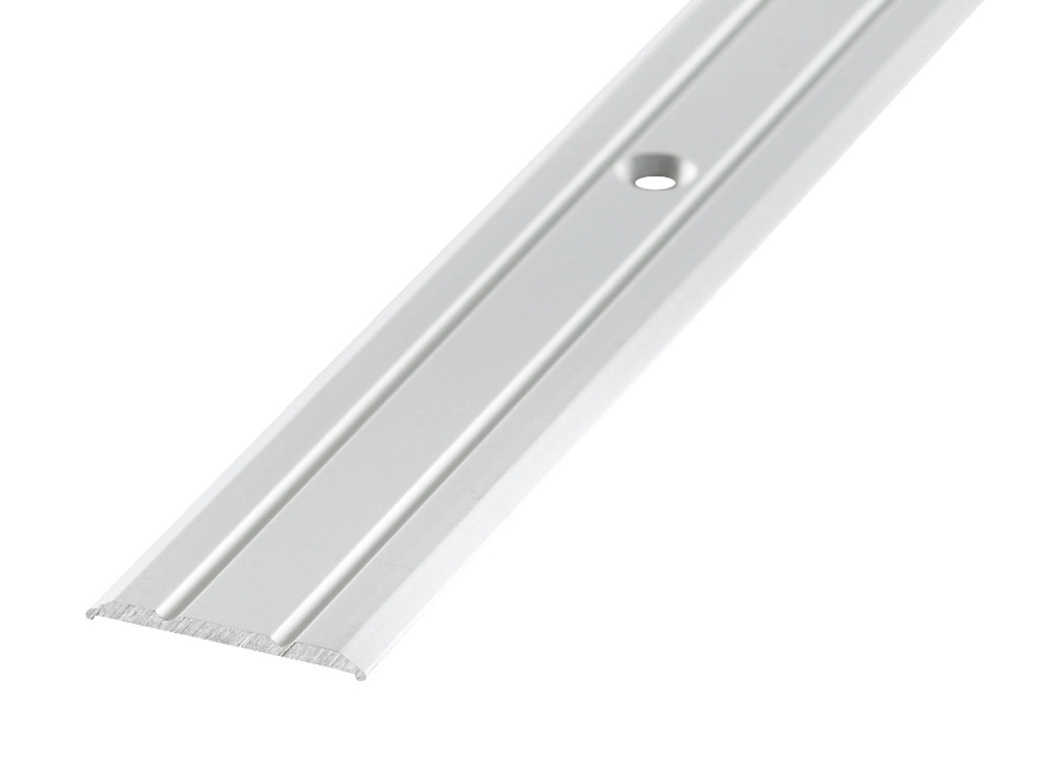 Ansicht von PROTRANS Übergangsprofil Aluminium 25mm eloxiert Silber gelocht 100cm - Proline