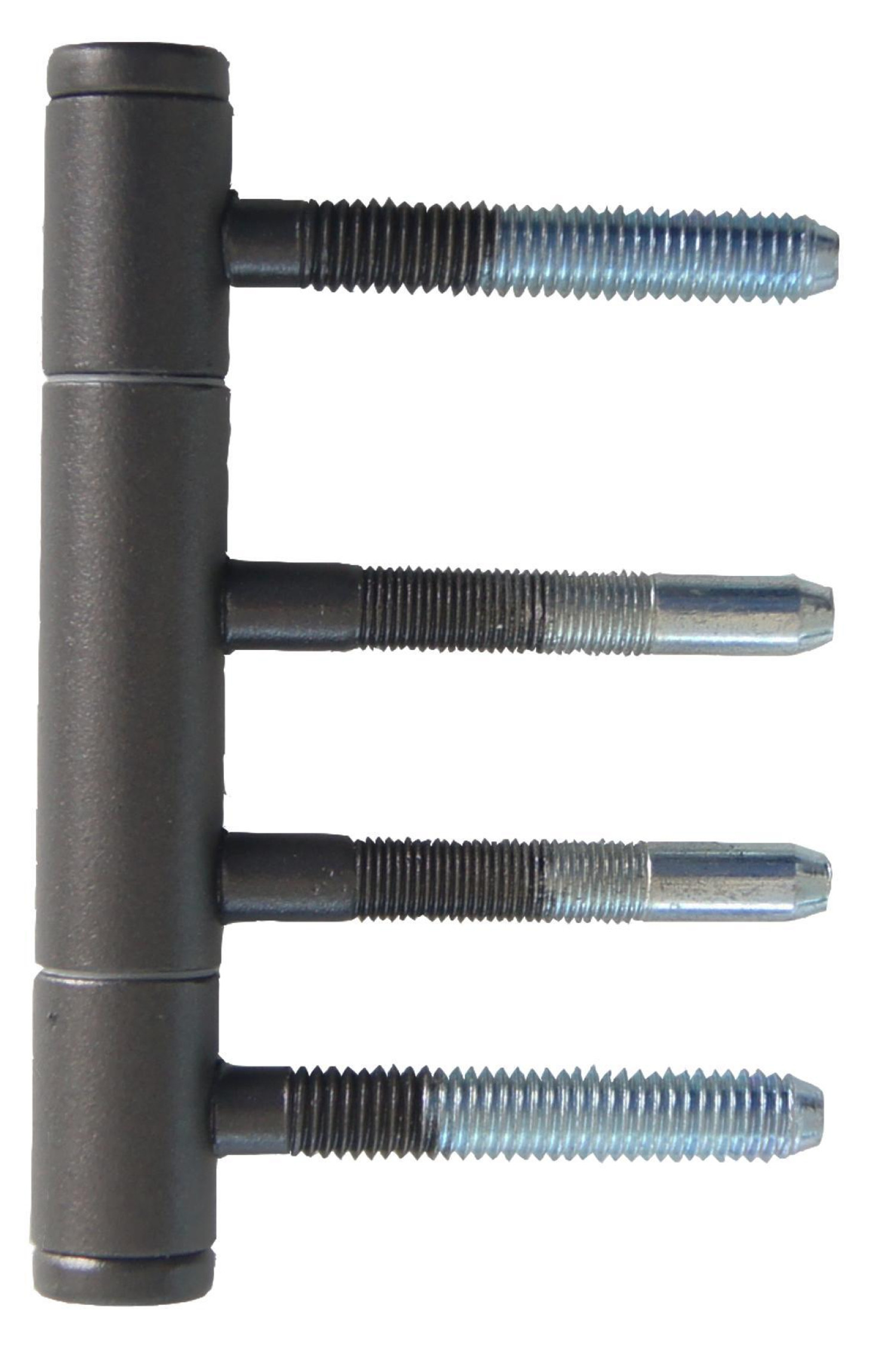 SÜDMETALL Türband für Holzzargen 3-teilig Schwarzstahl-Optik