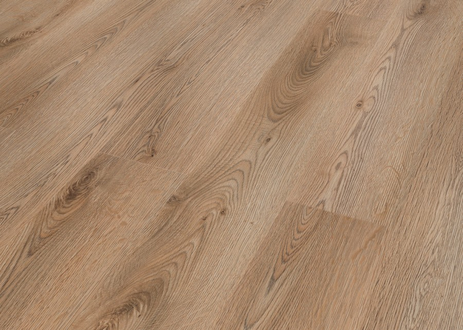Ansicht von Eiche natur beige strukturiert 1-Stab Life Laminat - Wiparquet