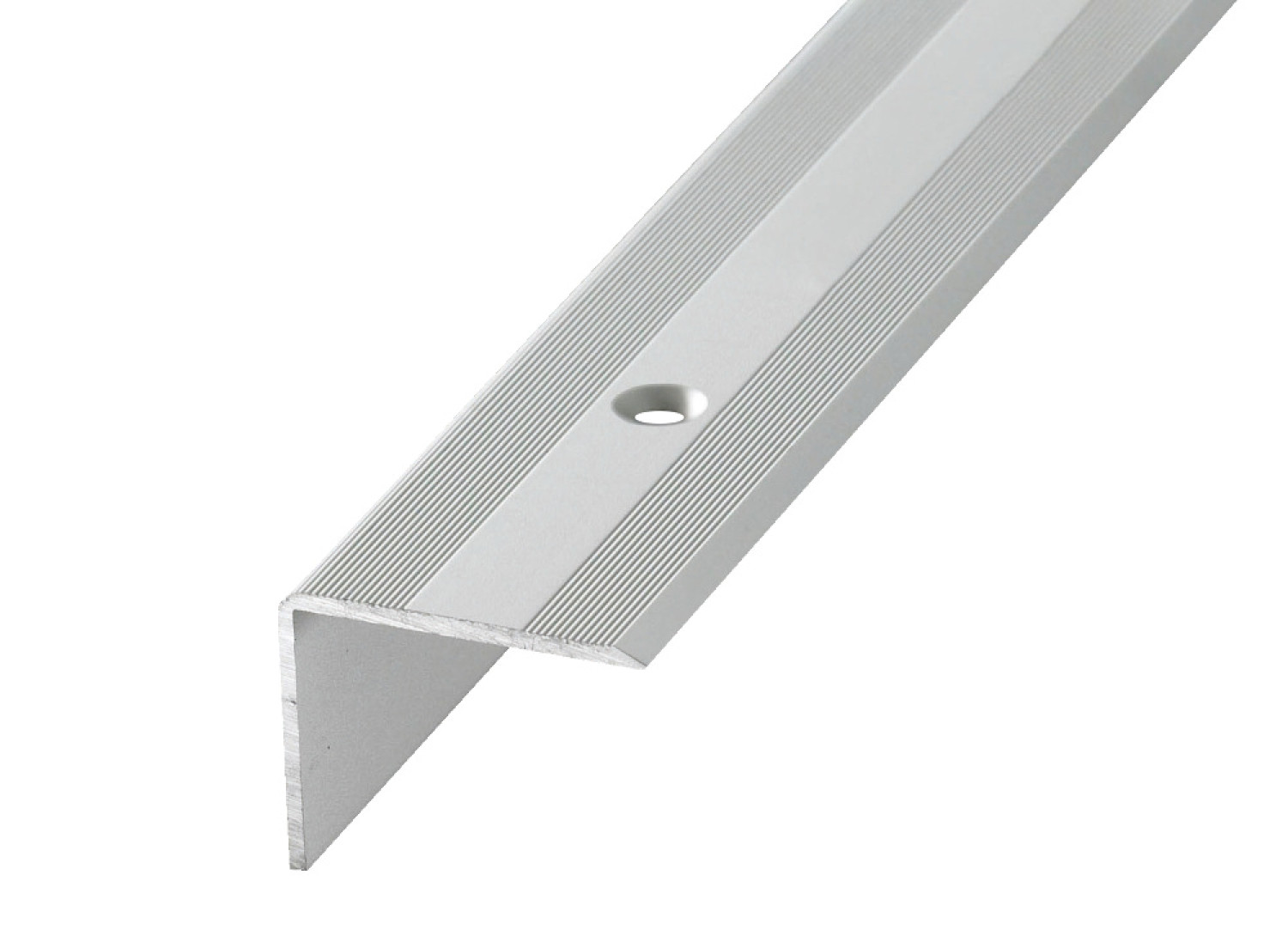 PROLINE PROSTEP Winkelprofil Aluminium 25x20mm eloxiert Silber gebohrt 270cm