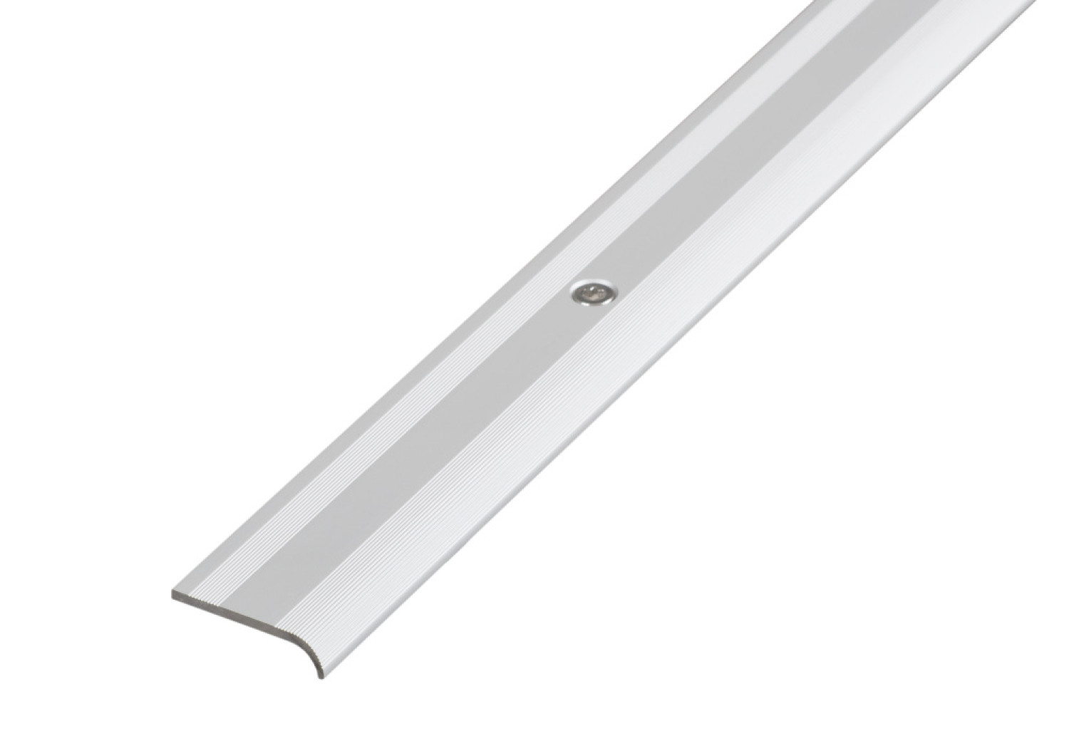 PROLINE PROSTEP Winkelprofil Aluminium 23x6mm eloxiert Silber gebohrt 100cm