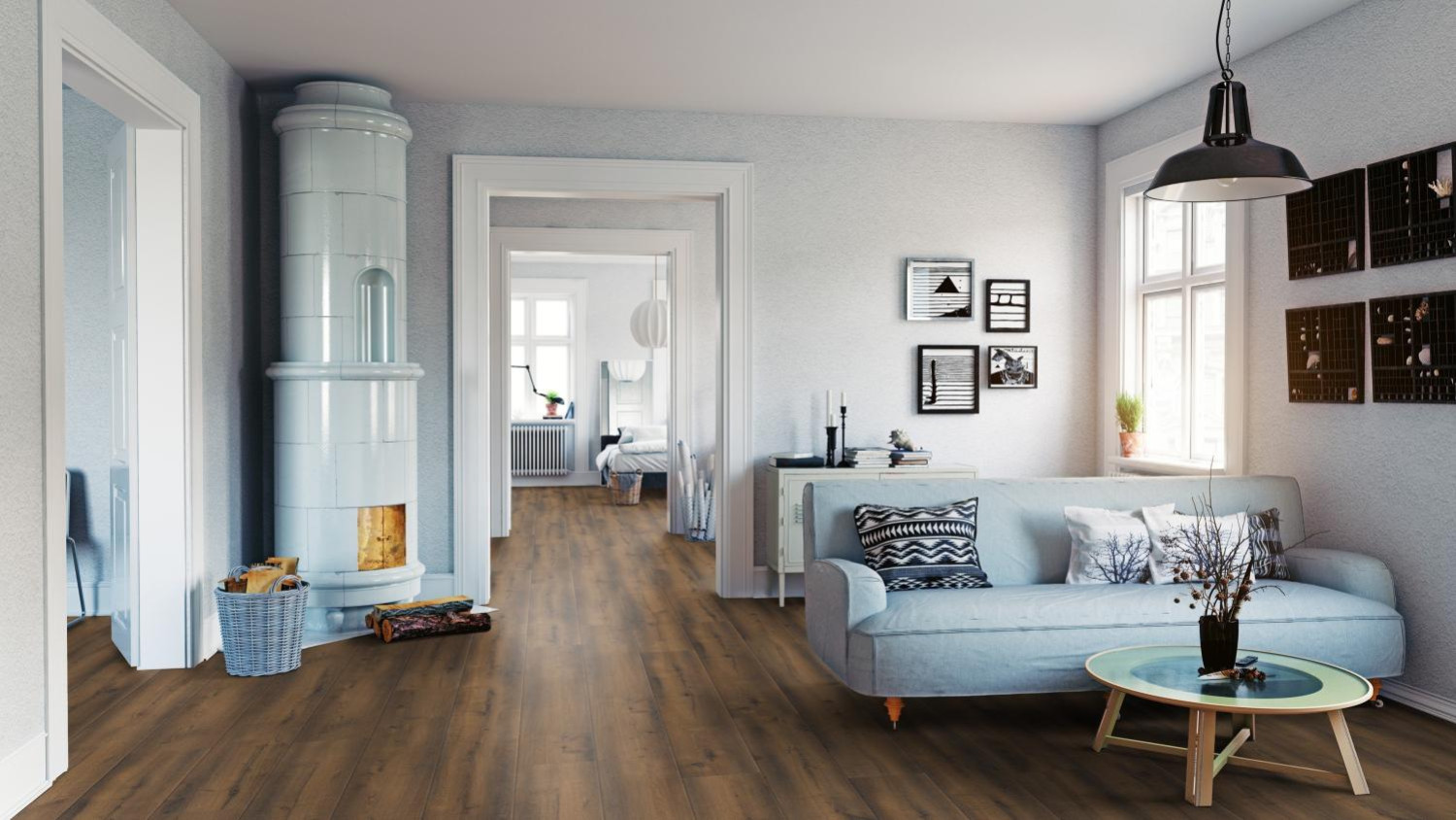 KRONO ORIGINAL Holzboden Eiche Roast O352 Veneer Parquet