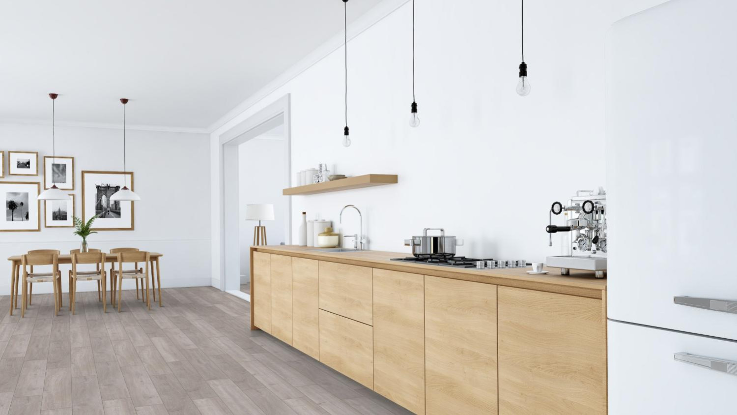 Ansicht von KRONO ORIGINAL Laminat Rockford Eiche 5946 Super natural Bild 1