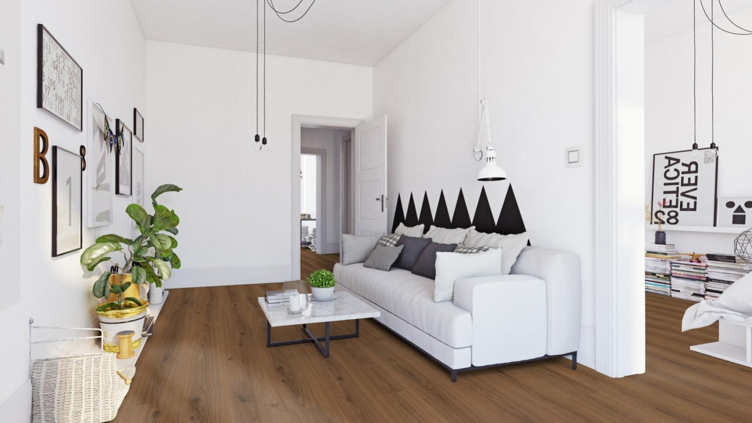 MEISTER Laminat Nussbaum Amore 6389 Meisterdesign. laminate LL 150 S 