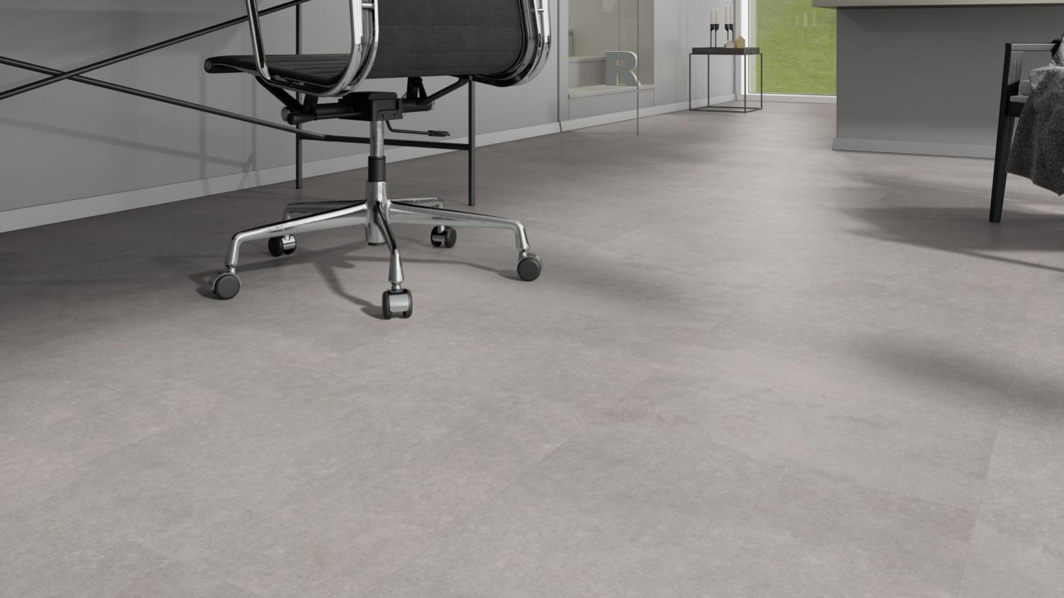 Ansicht von TARKETT Klick-Vinylboden Polished Beton Indium Rough Beton iD Click Ultimate 55 The Classics Bild 1