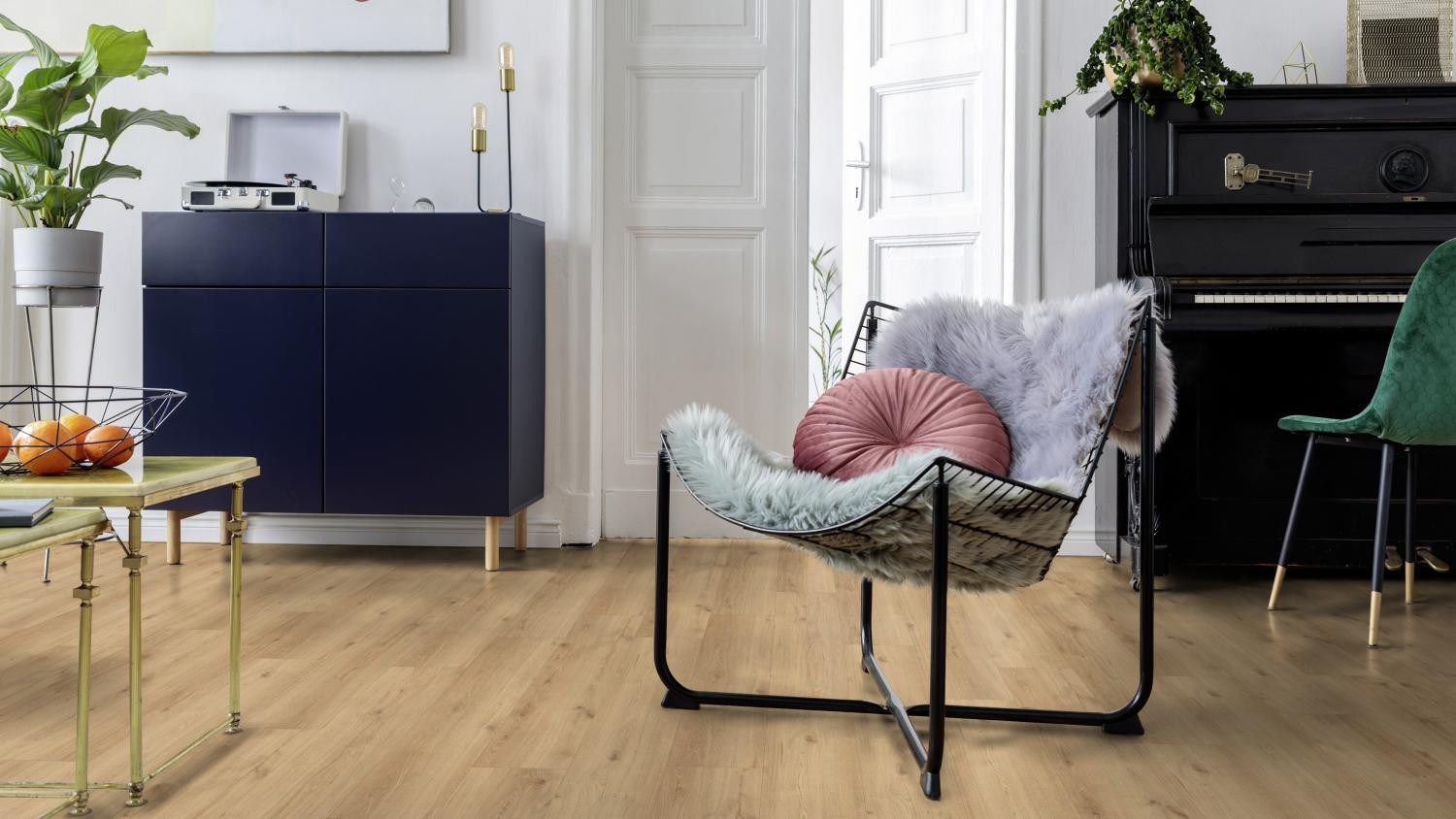 Laminat Eiche Sonolta synchron strukturiert 1-Stab Natura XL