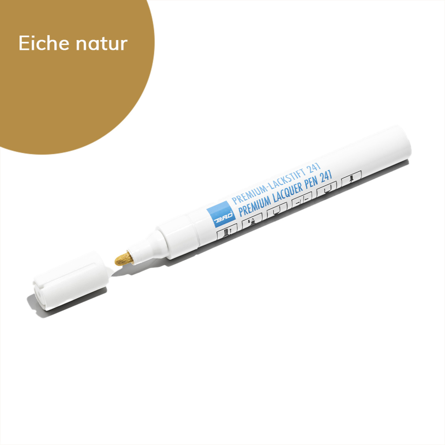 Premium Lack-Retuschierstift 241 Eiche natur - Bao Chemie