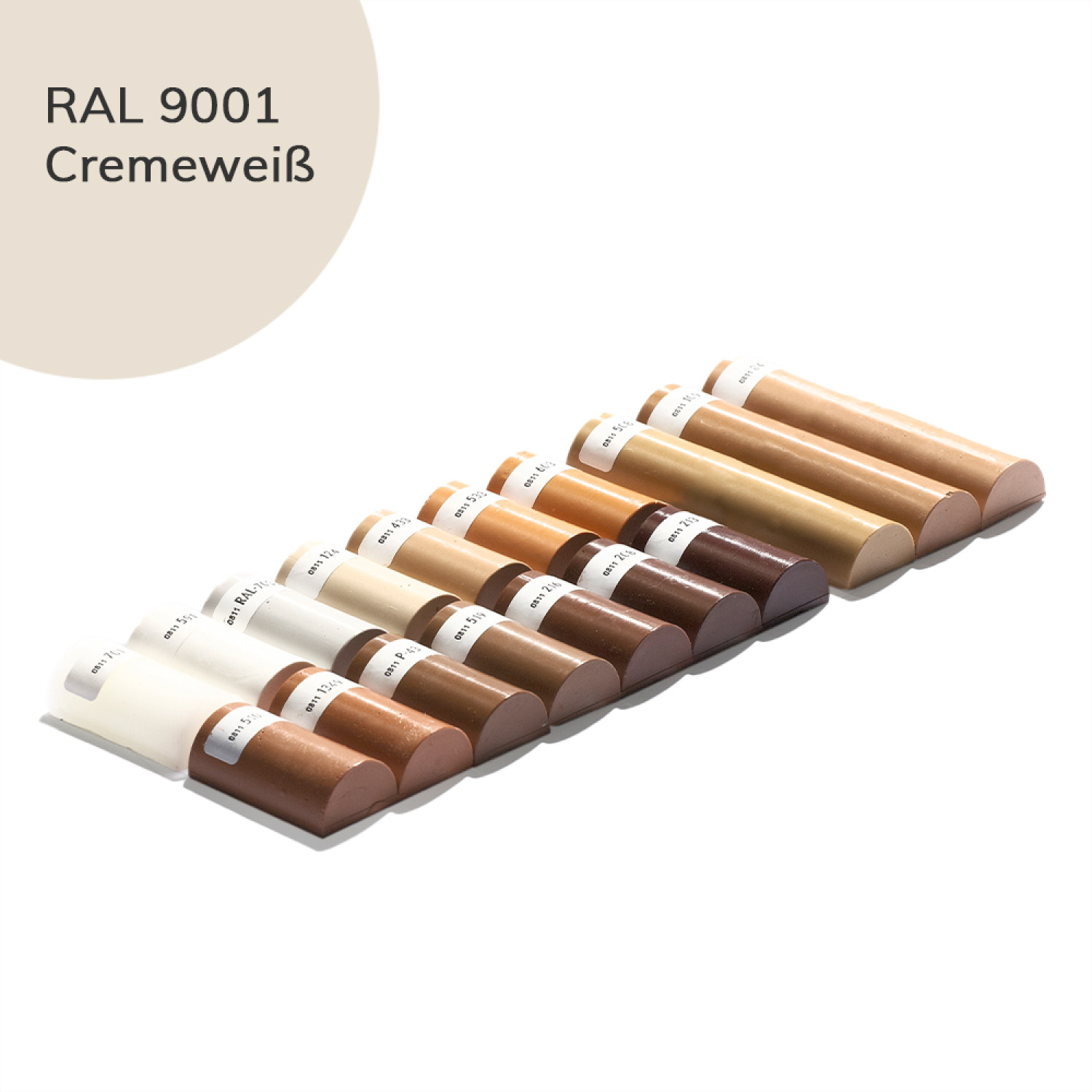 Weichwachs 100 Cremeweiß RAL 9001 Halbstange - Bao Chemie