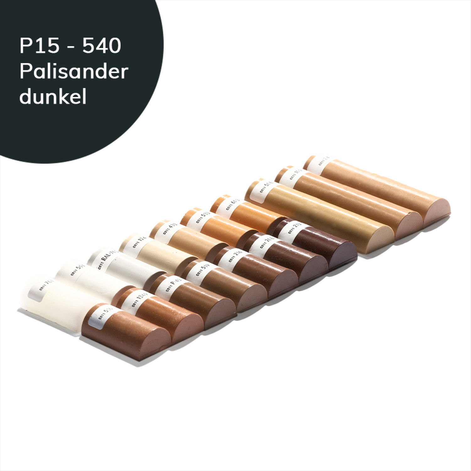 Weichwachs 100 Palisander dunkel P15-540 Halbstange - Bao Chemie