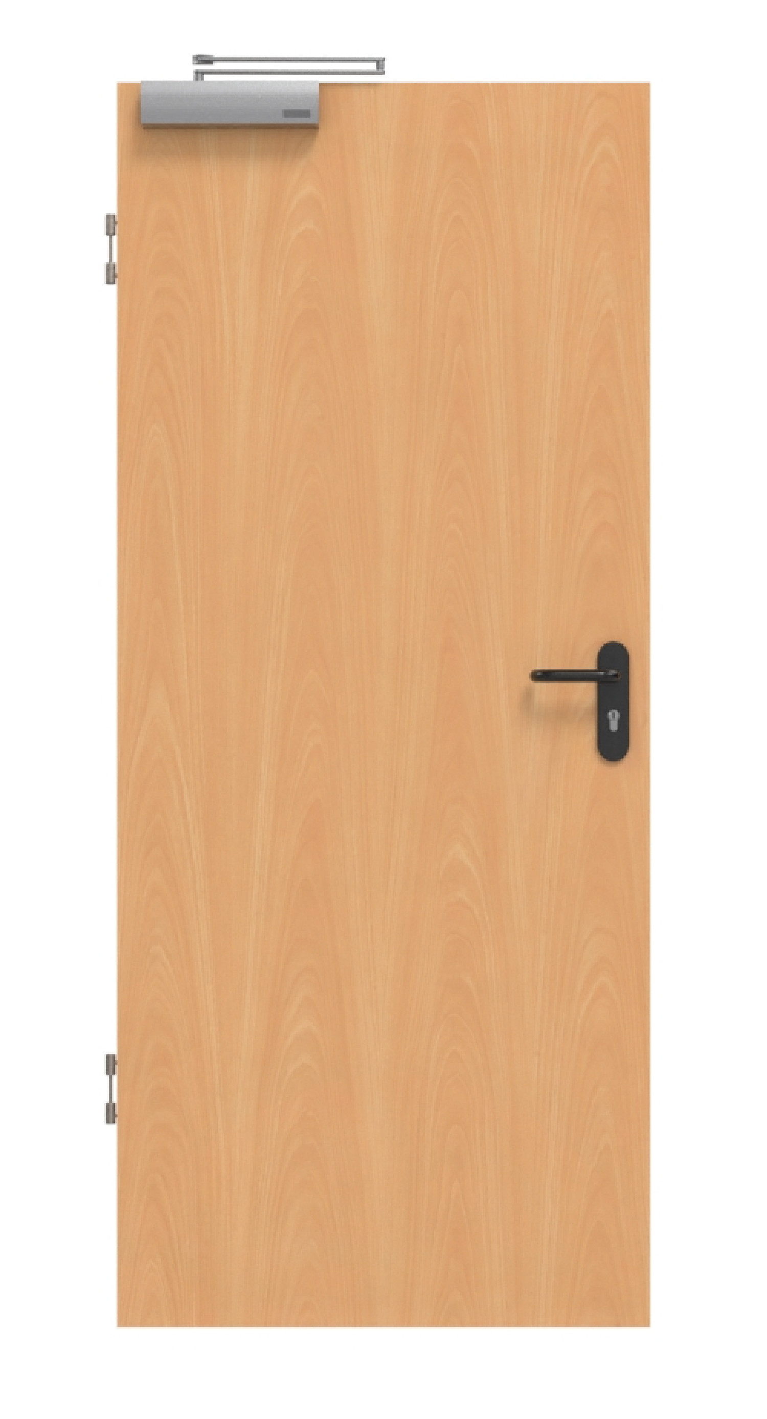 Frontbild von HUGA Brandschutztür T30 Buche DURAT Basic