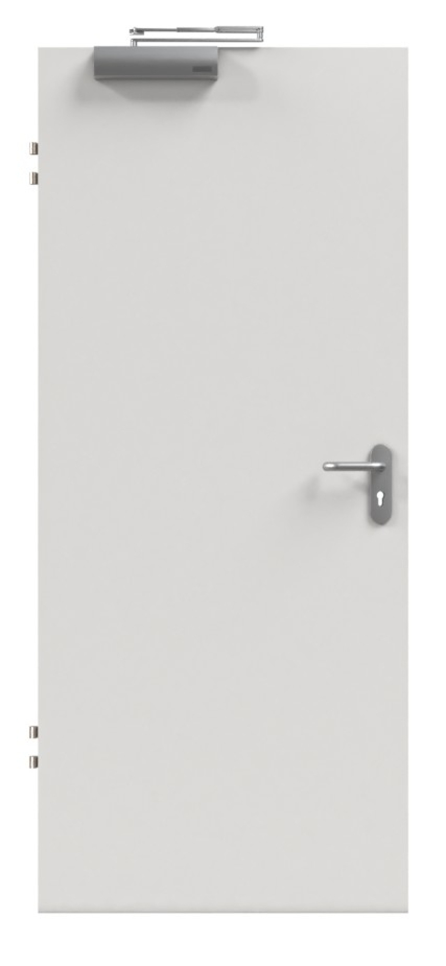 SCHÖRGHUBER Brandschutztür T30 0160-60 Silver Grey HPL 