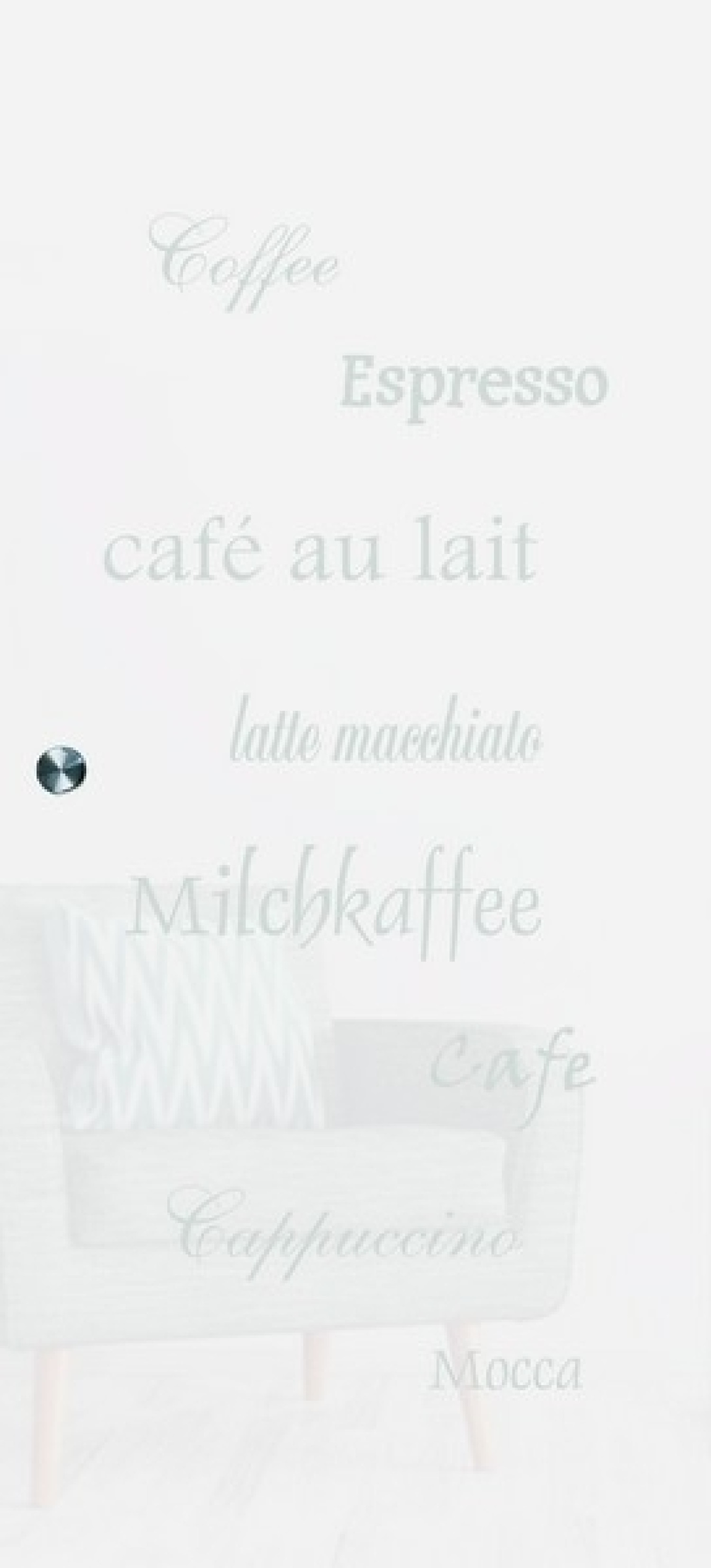 Bild von Cafe 2 Mattprint Schiebetür Ganzglas mit Motiv & Fläche matt - Erkelenz