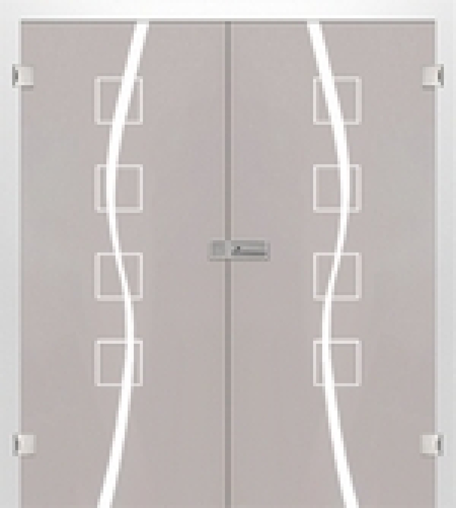 Bild von Catania Mattierung Doppelflügeltür mit Motiv matt - Erkelenz