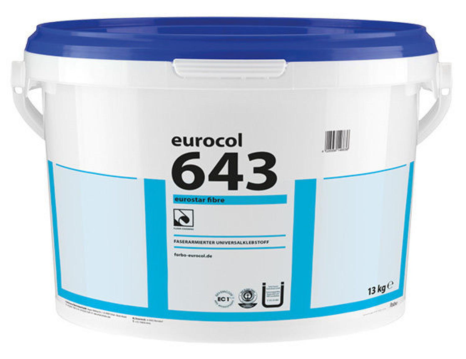 643 Vinylklebstoff Eurostar Fibre 13 kg - Forbo Eurocol