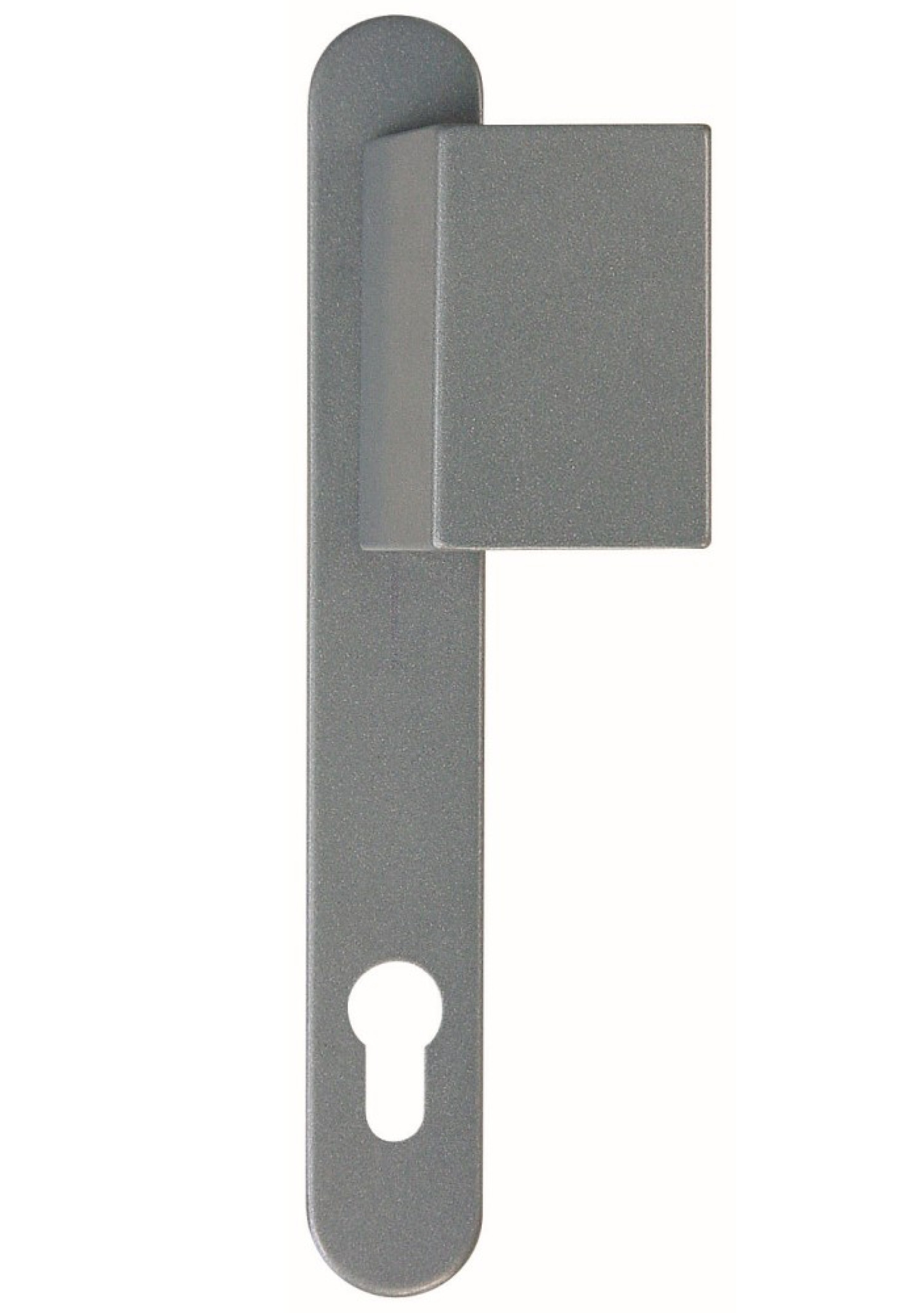 Contour 92 Silber Langschild Schutzbeschlag für Haustüren Griffplatte - Interio
