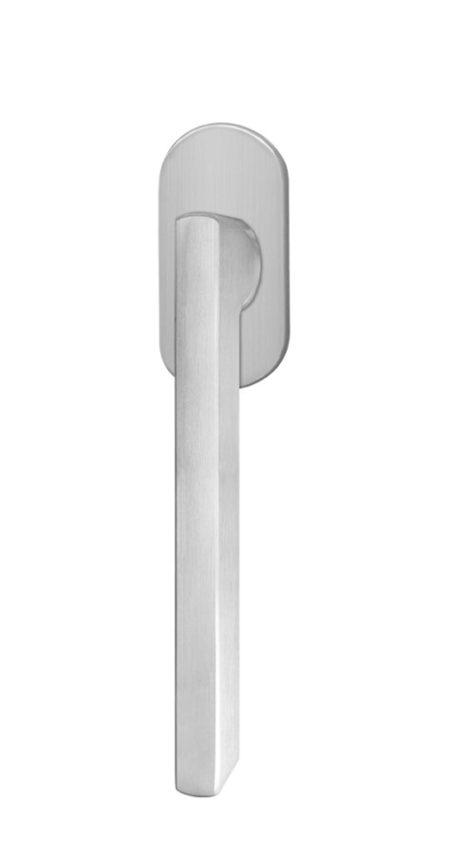 Montana Edelstahl matt Ovalrosetten Fenstergriff - Karcher Design