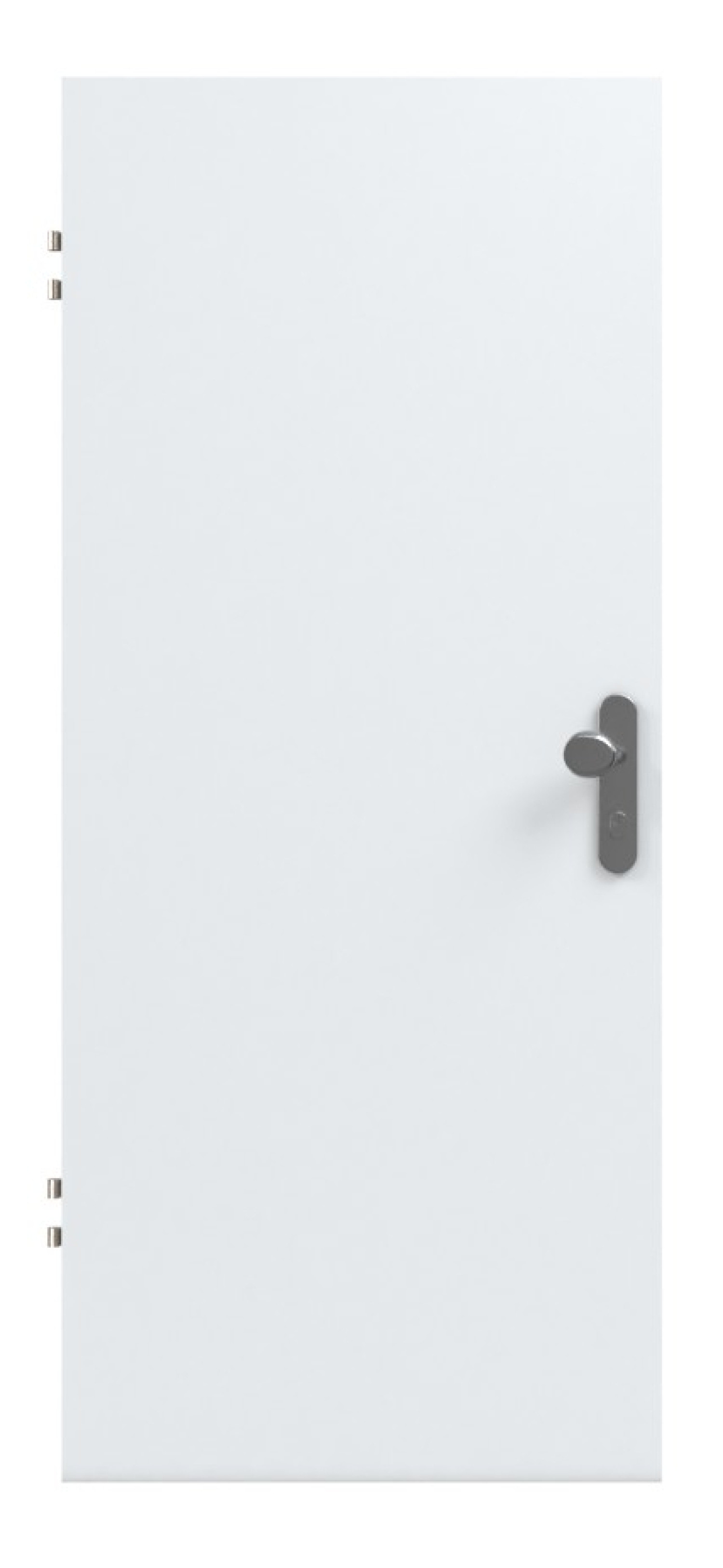 SCHÖRGHUBER Wohnungseingangstür 9402-60 Dazzling White HPL mit Brandschutz T30 RS