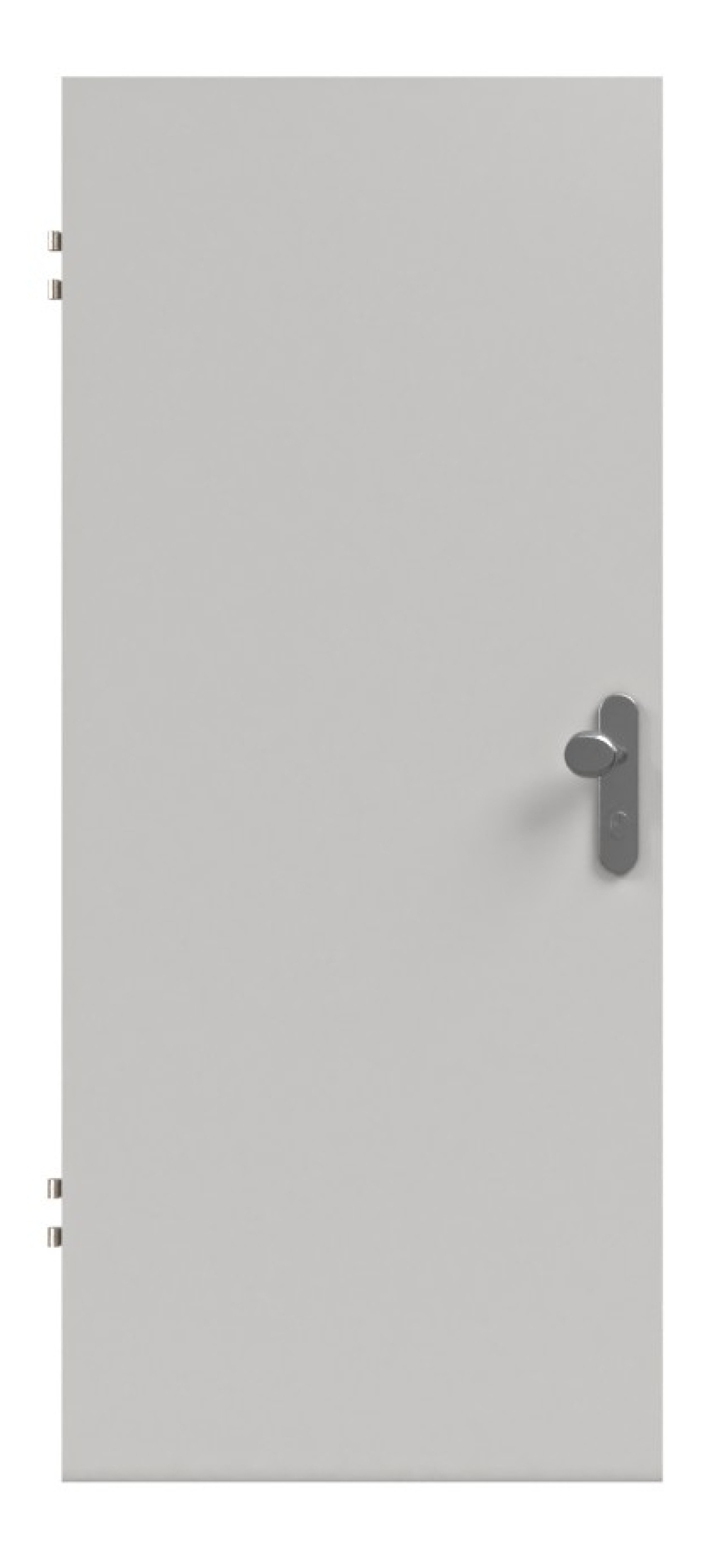 SCHÖRGHUBER Wohnungseingangstür D92-60 Dove Grey HPL mit Brandschutz T30 RS