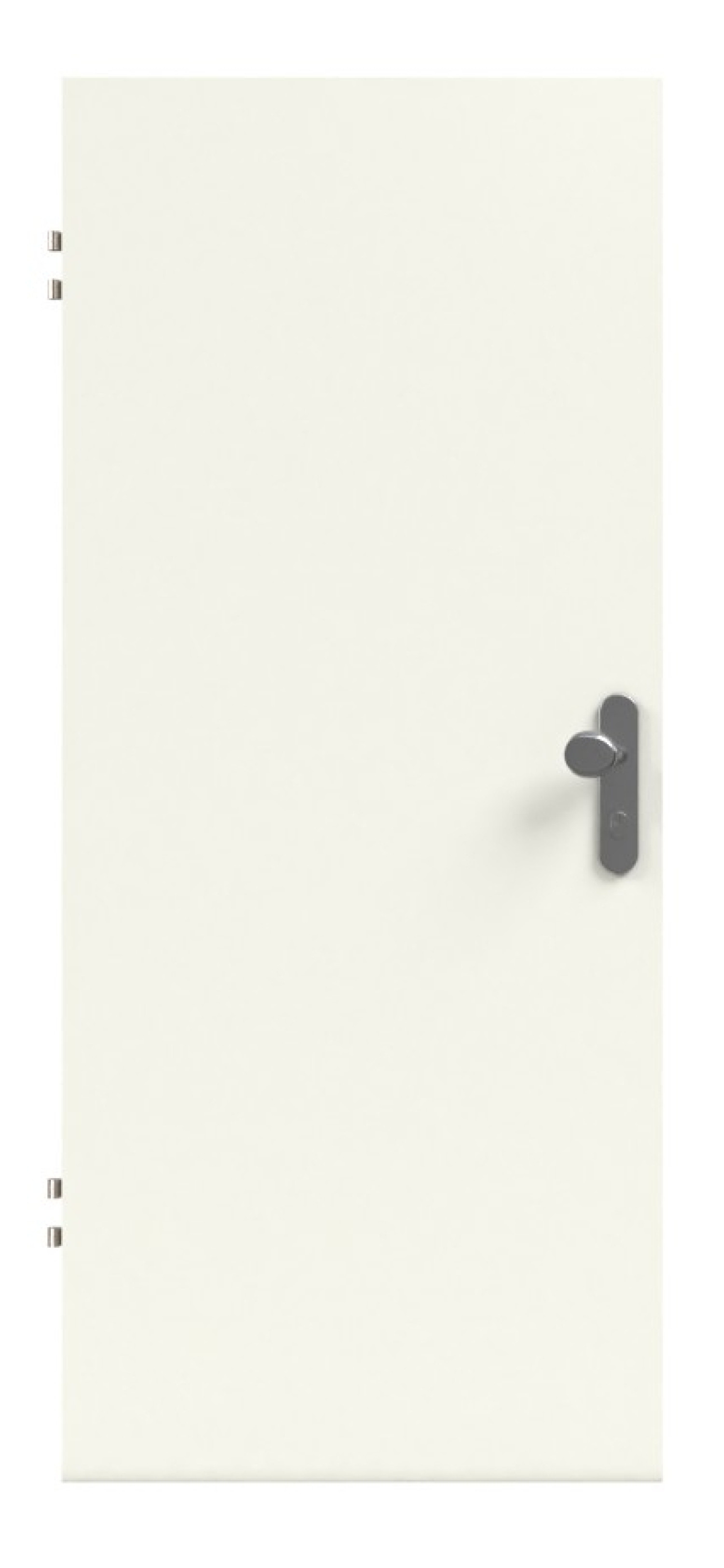 SCHÖRGHUBER Wohnungseingangstür 0105-60 Pearl White HPL mit Brandschutz T30 RS