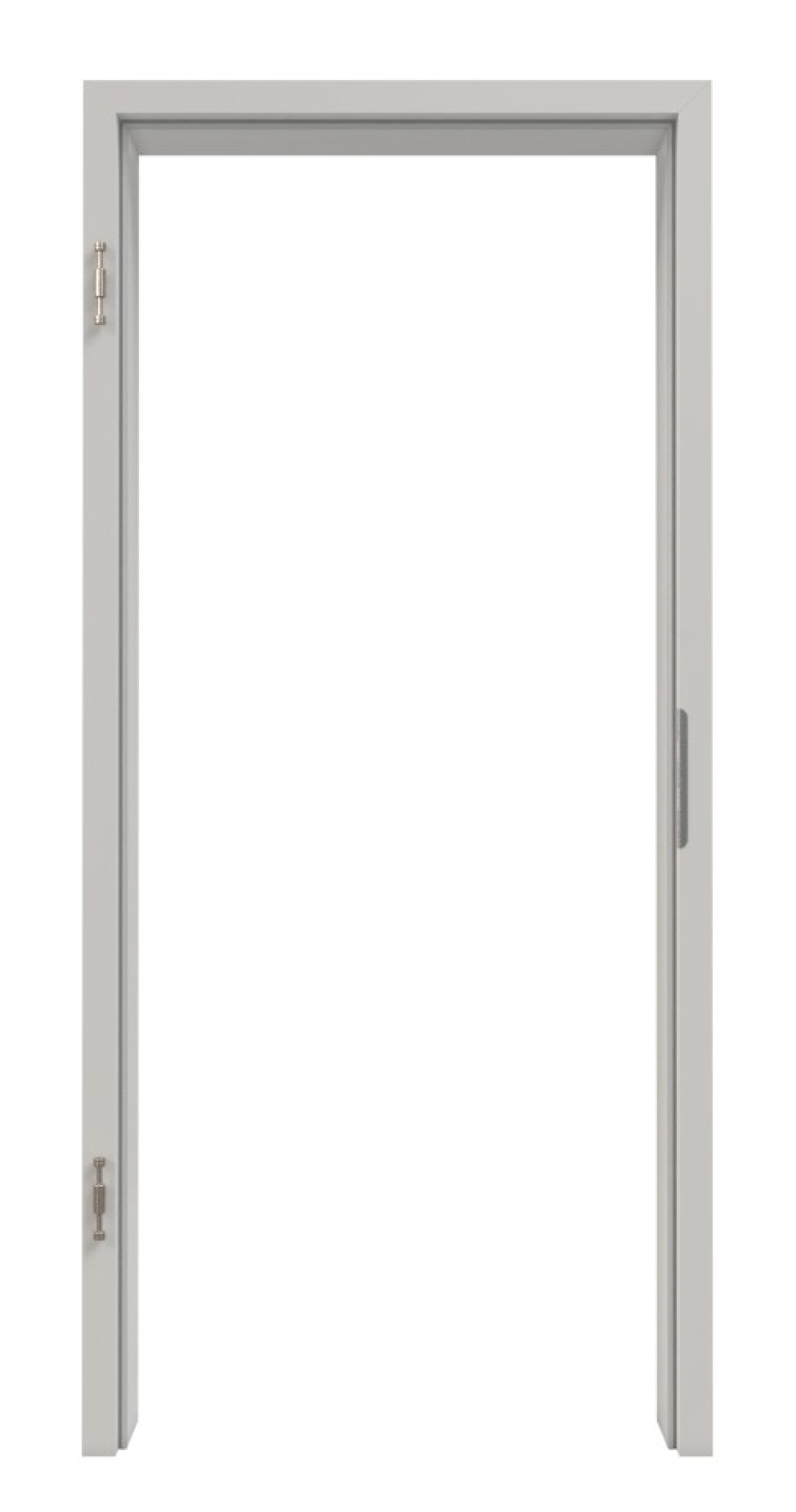 SCHÖRGHUBER Wohnungseingangszarge D92-60 Dove Grey HPL mit Brandschutz T30 RS