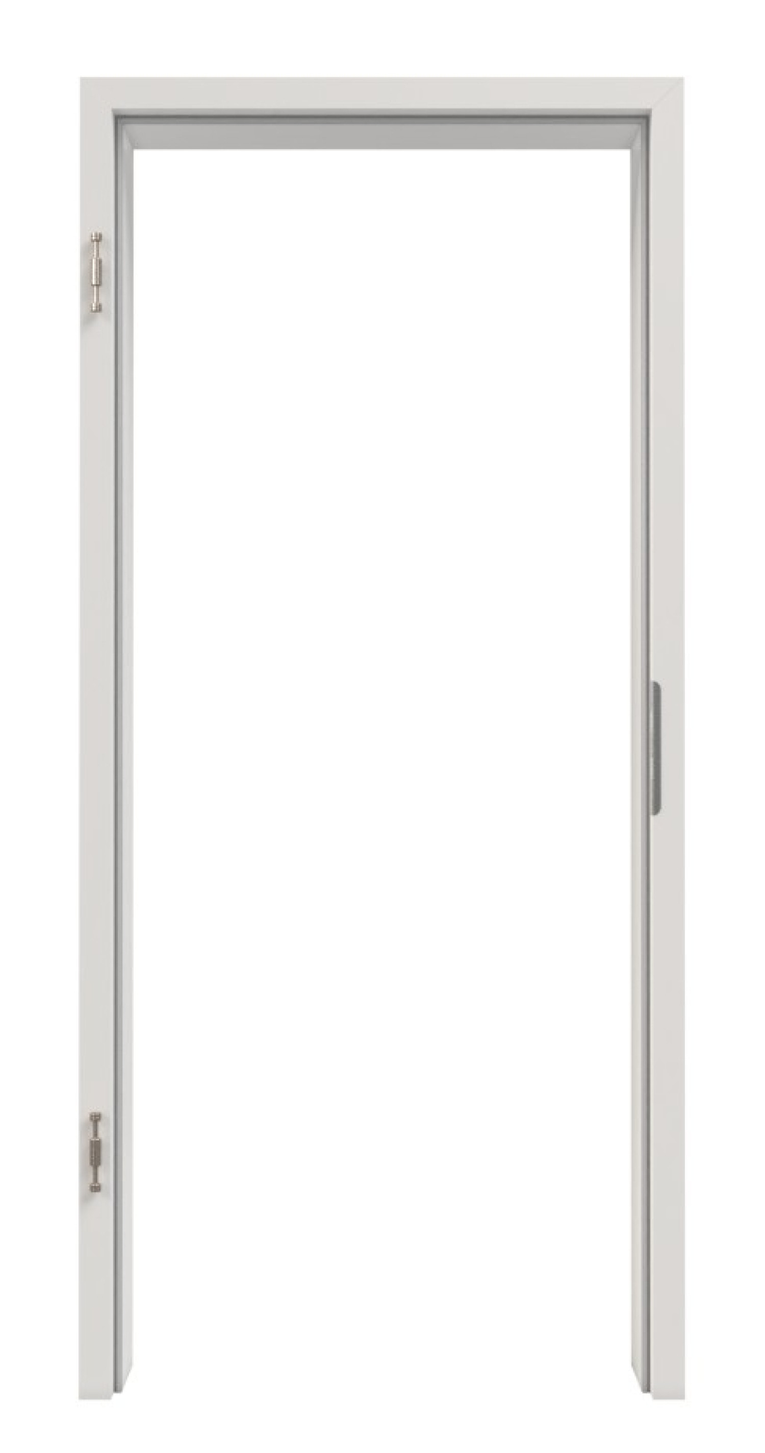 SCHÖRGHUBER Wohnungseingangszarge 0160-60 Silver Grey HPL mit Brandschutz T30 RS