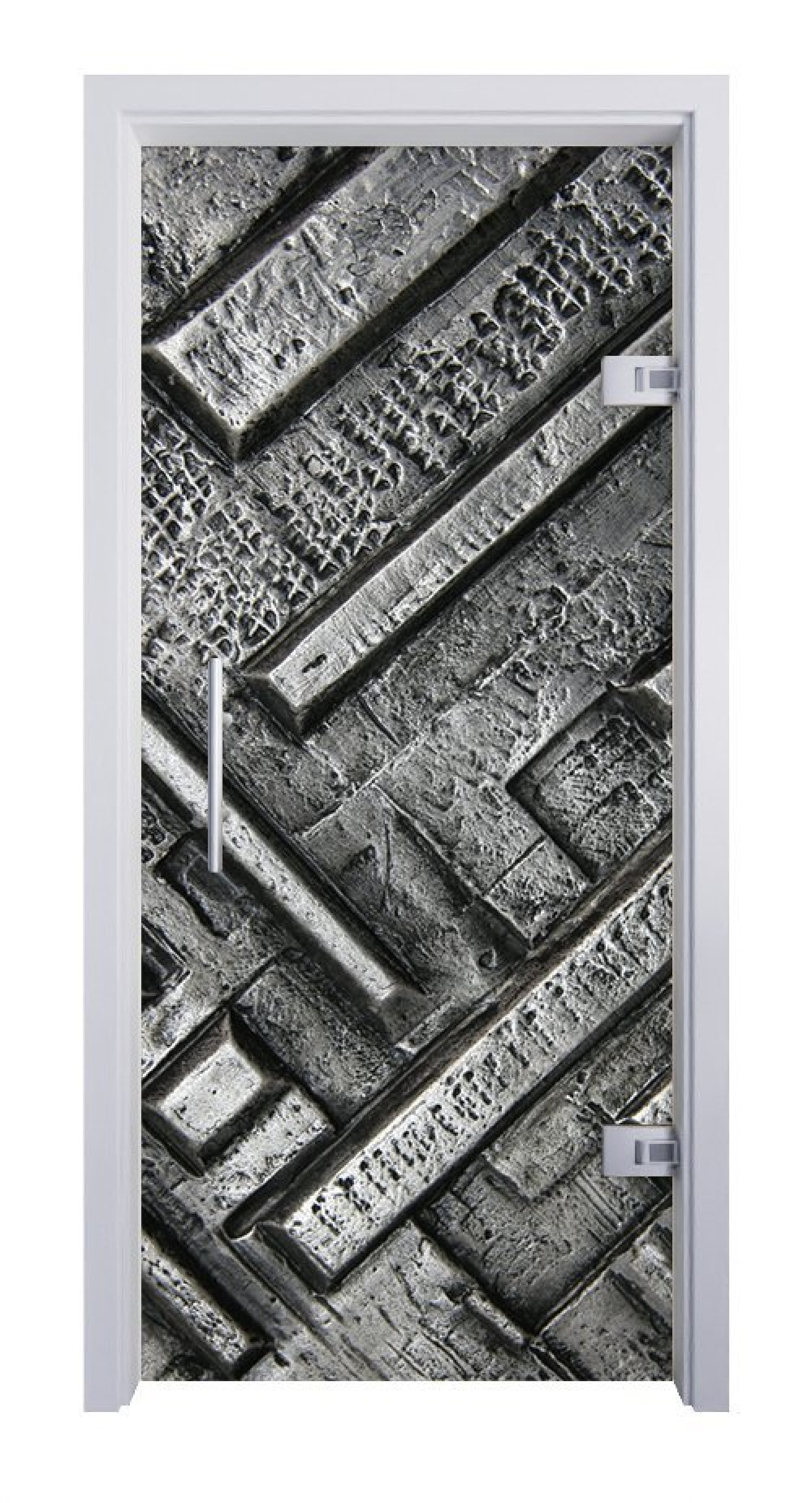 ERKELENZ Glaspendeltür Metal Fotoprint
