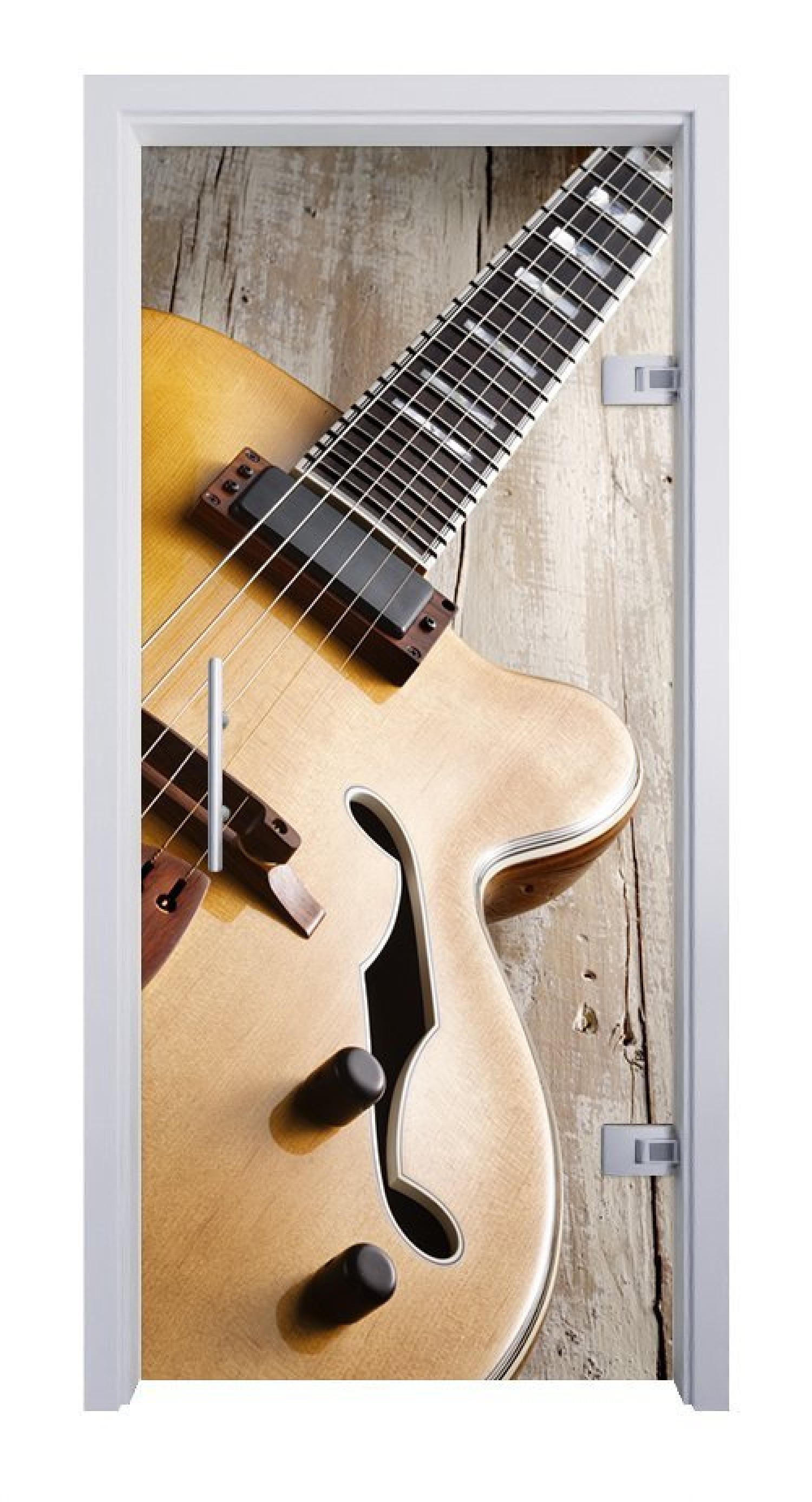ERKELENZ Glaspendeltür Music Fotoprint