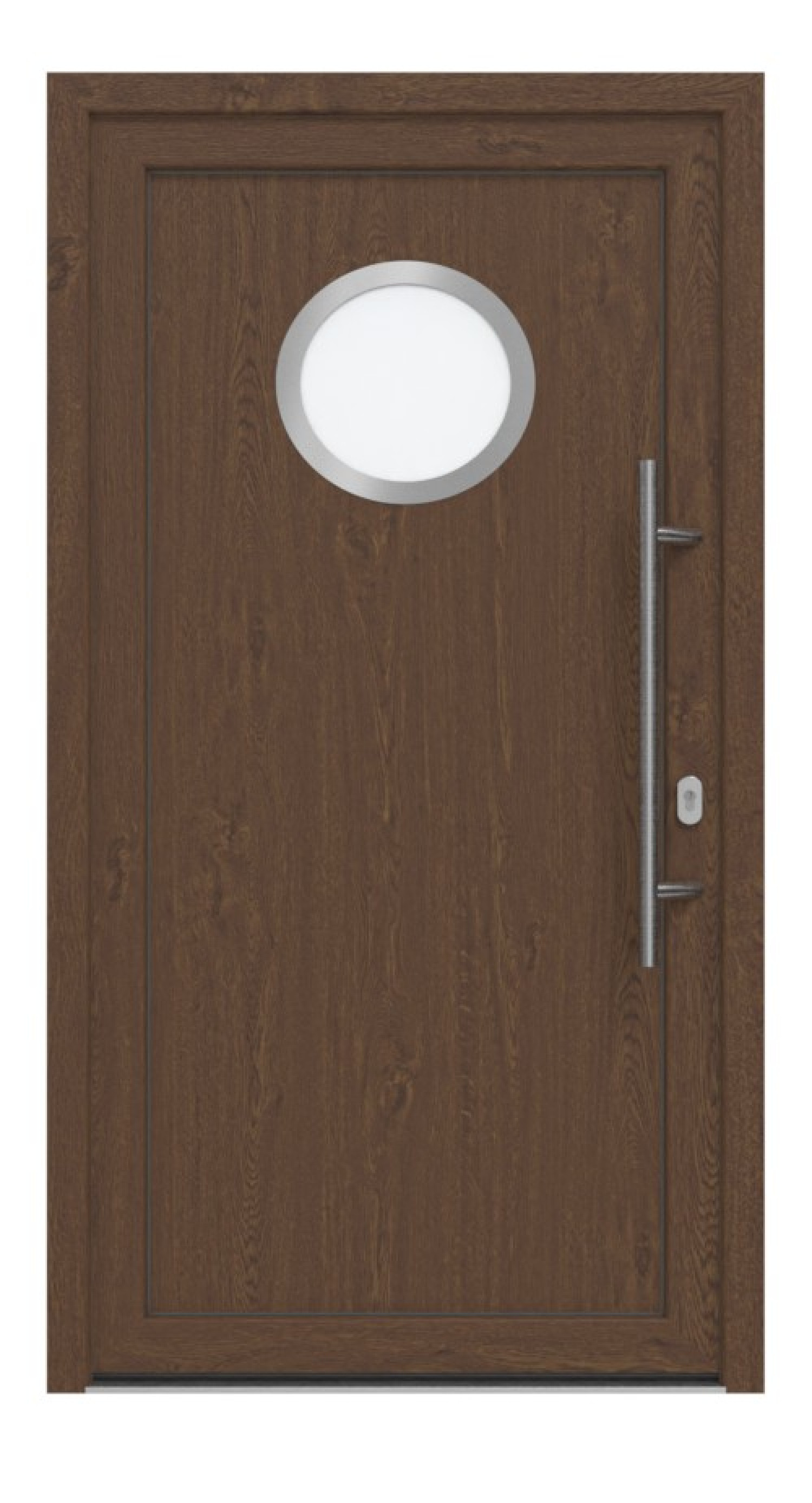 Haustür Kunststoff Premium F011 Sherwood-Sherwood Frontansicht außen