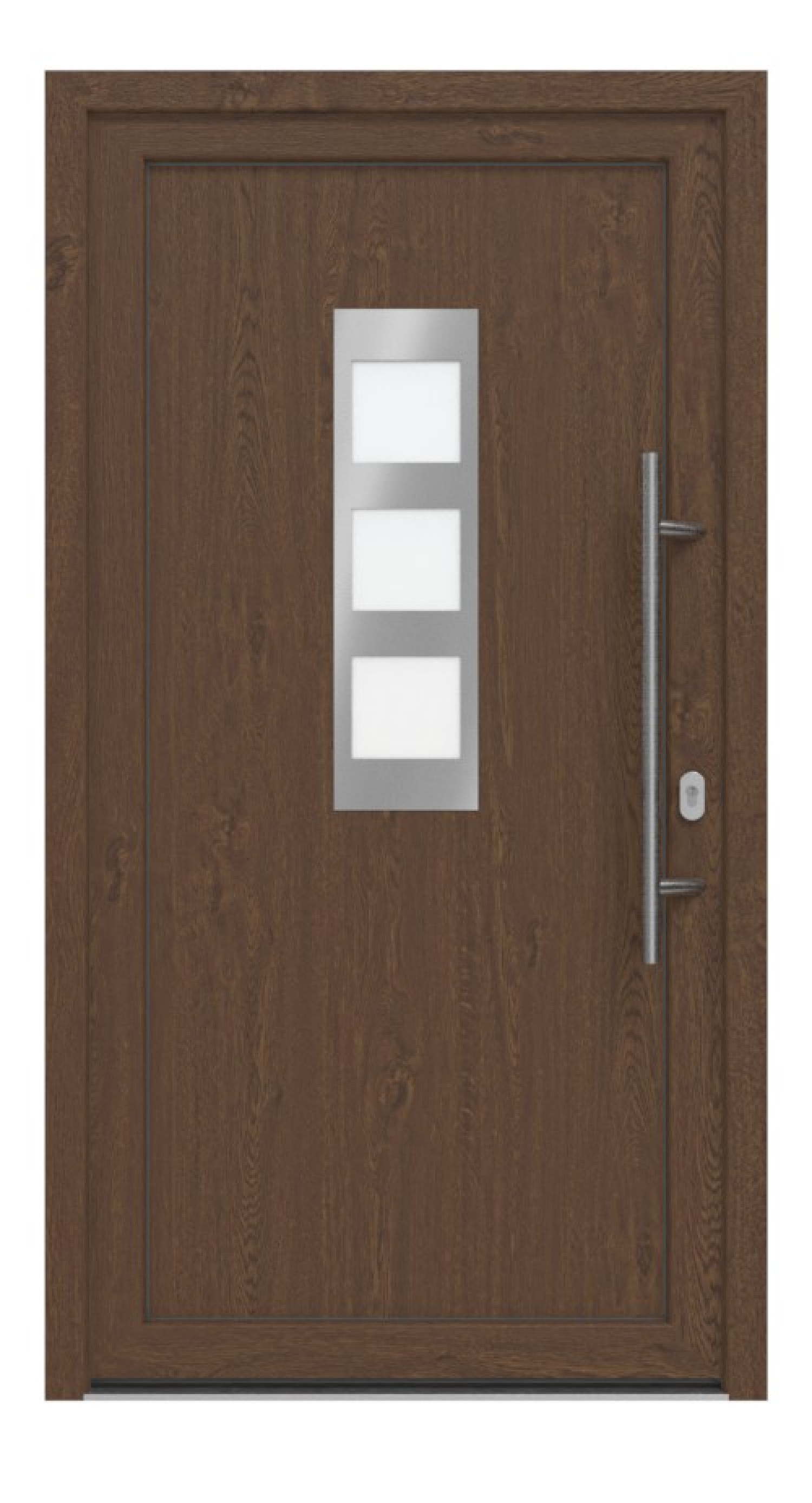Haustür Kunststoff Premium F014 Sherwood-Sherwood Frontansicht außen