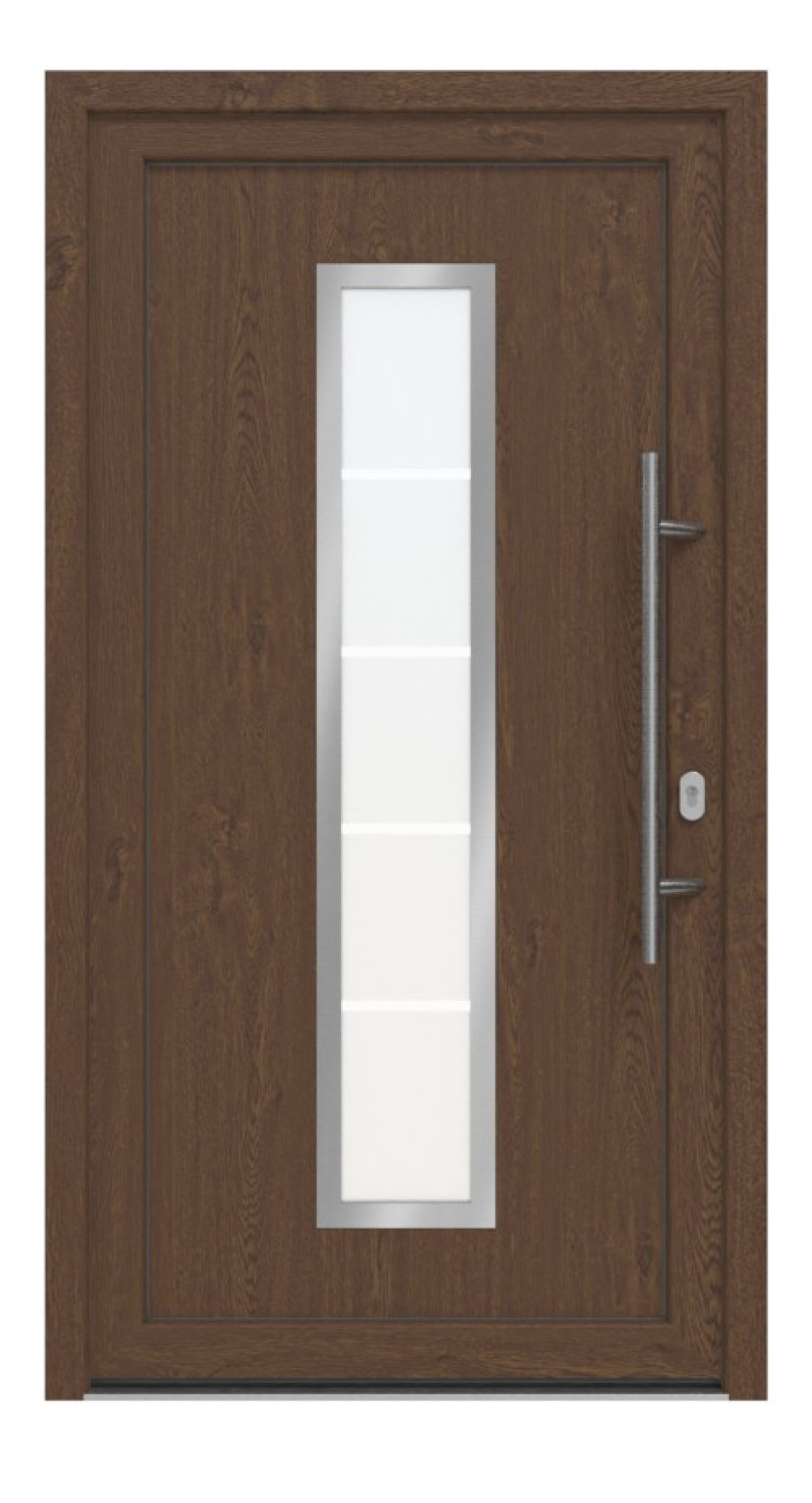Haustür Kunststoff Premium F036 Sherwood-Sherwood Frontansicht außen