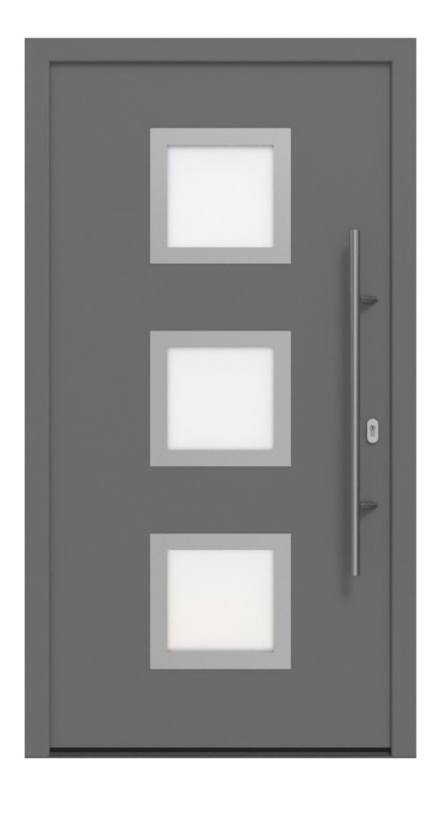 Hörmann Haustür ISOPRO IP 810 CH 703-CH 703 Frontansicht außen