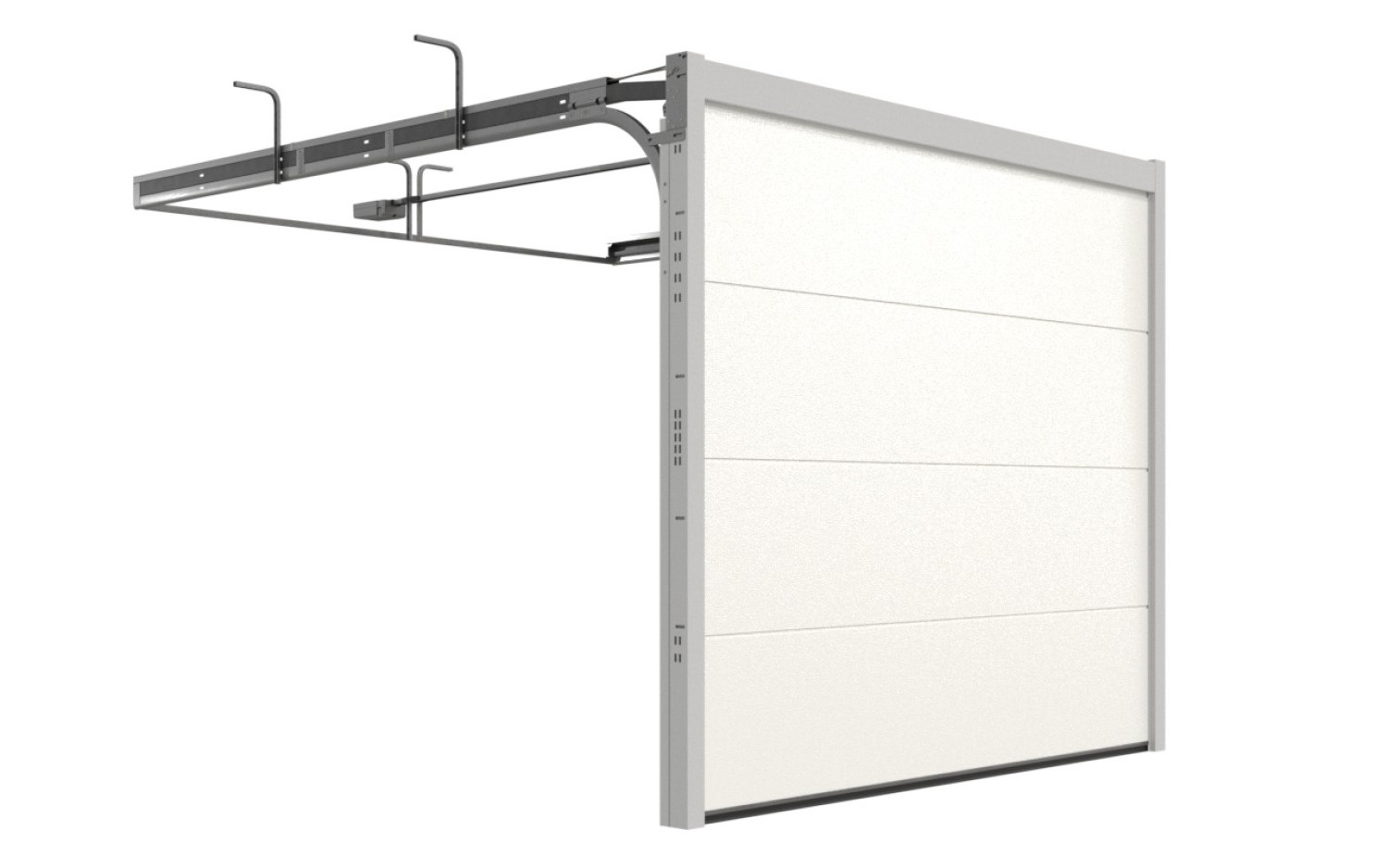 TECKENTRUP Sektionaltor GSW 40-L Stucco L-Sicke RAL 9016 1