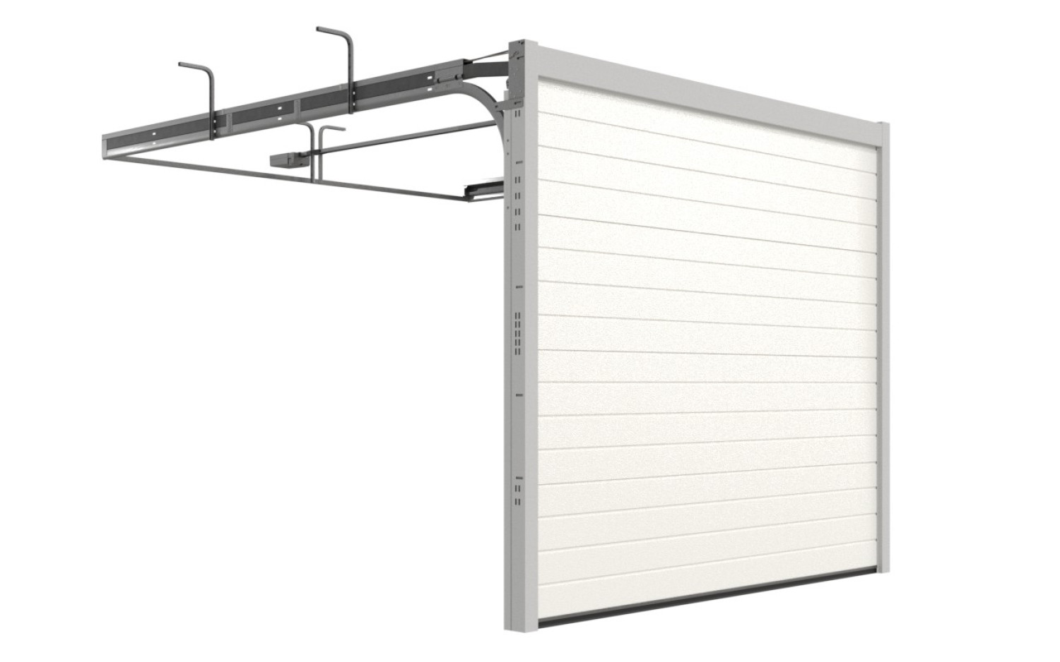 TECKENTRUP Sektionaltor GSW 40-L Stucco S-Sicke RAL 9016 1