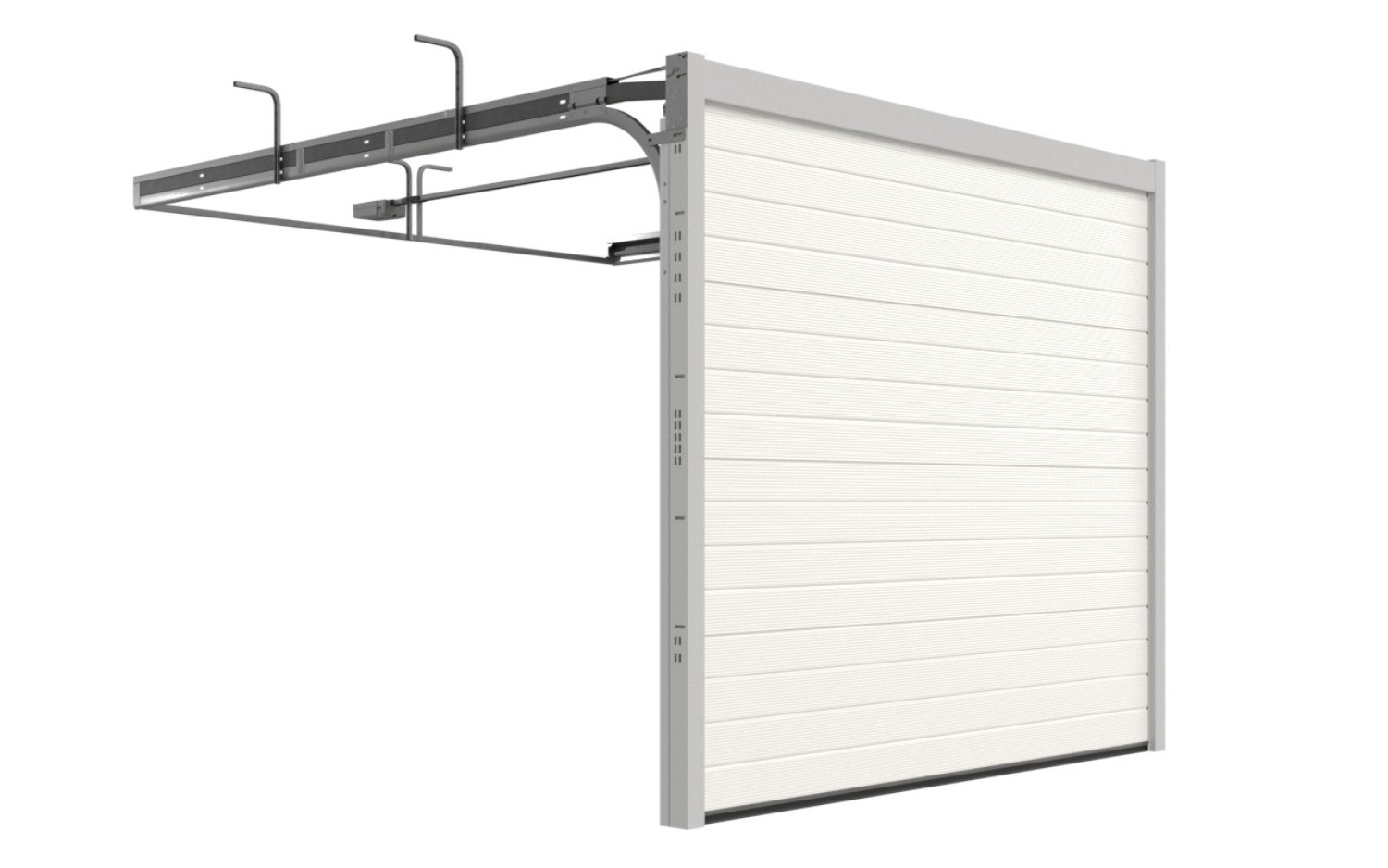 TECKENTRUP Sektionaltor GSW 40-L Microprofiliert S-Sicke RAL 9016 1