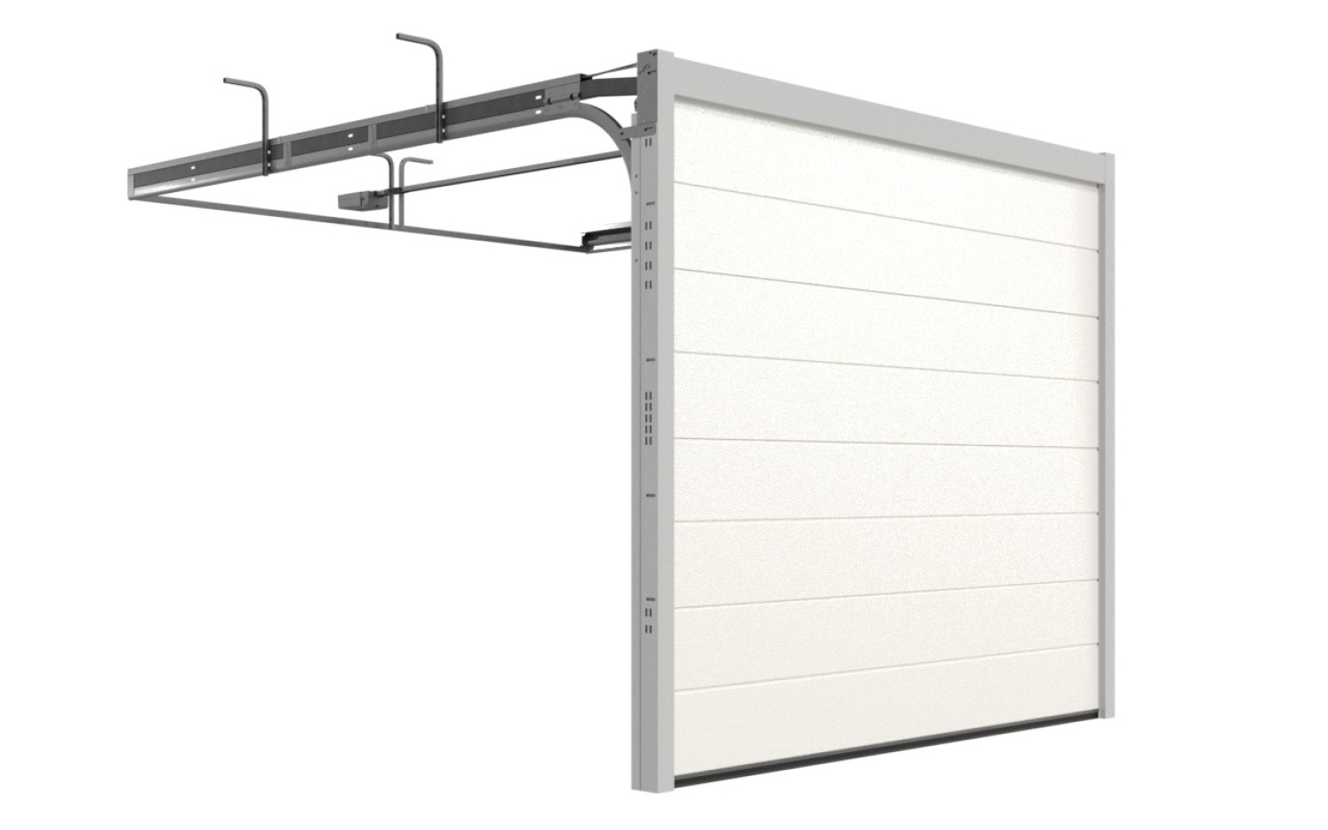 TECKENTRUP Sektionaltor GSW 40-L Stucco M-Sicke RAL 9016 1