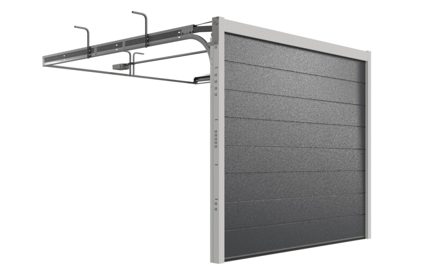 TECKENTRUP Sektionaltor GSW 40-L Stucco M-Sicke RAL 7016 1