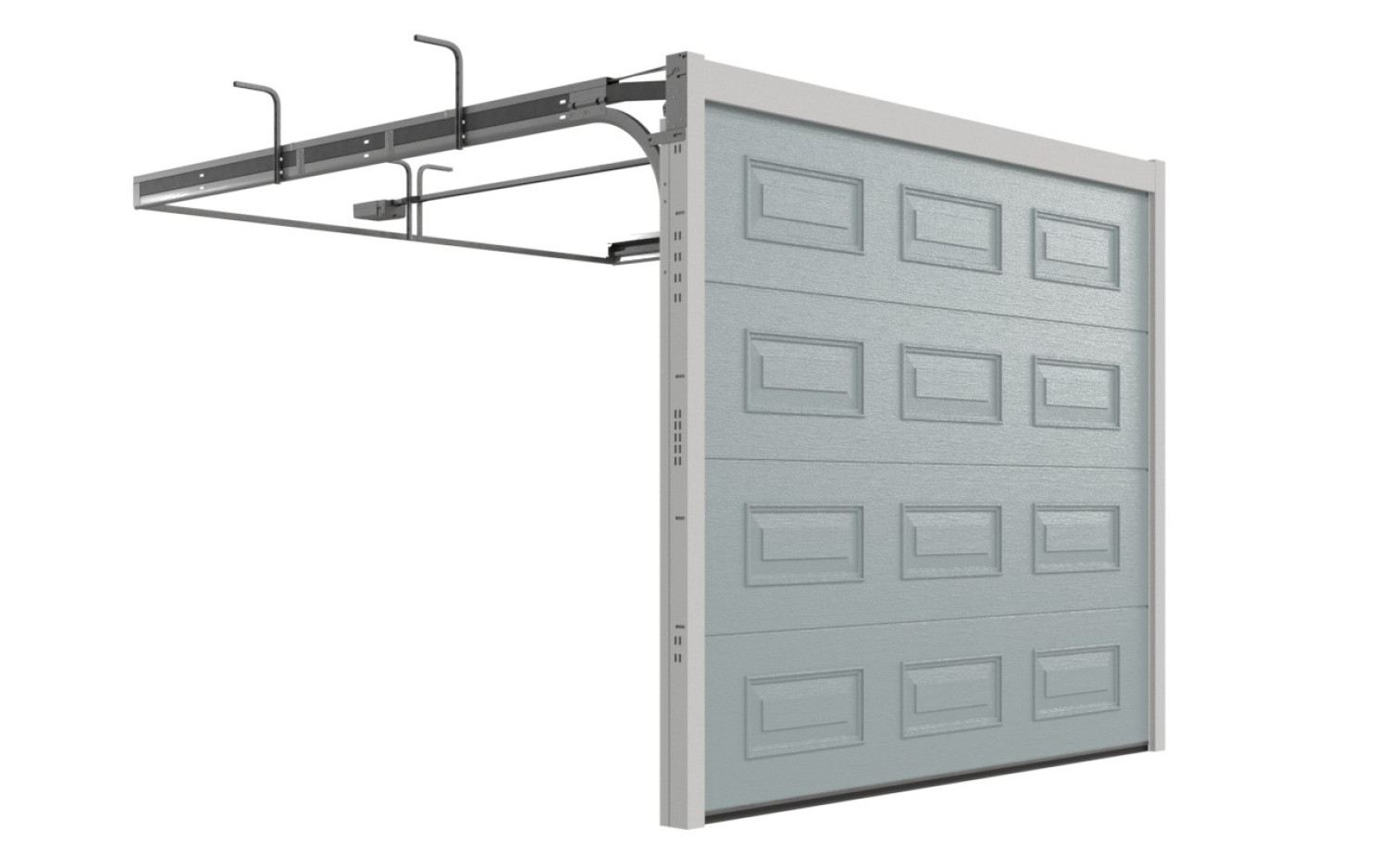 TECKENTRUP Sektionaltor GSW 40-L Kassette RAL 7040 1