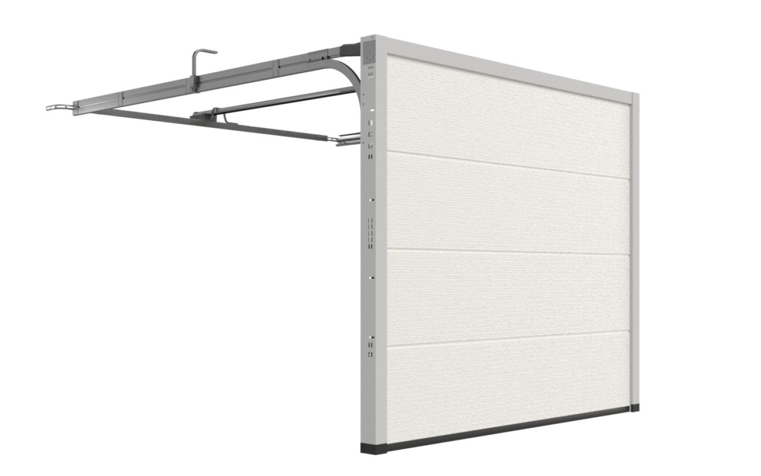 HÖRMANN Sektionaltor LPU 42 Slategrain L-Sicke RAL 9016 1