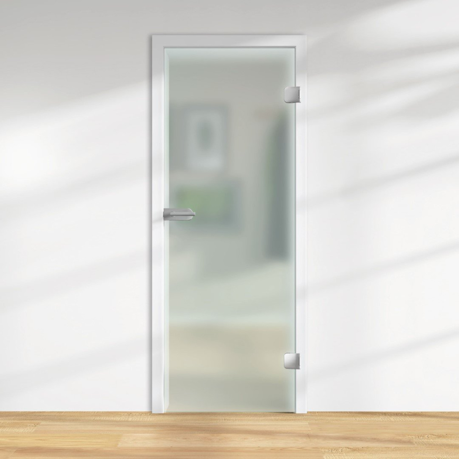 Detail von FLEXO Satiniert 1101 Glastür